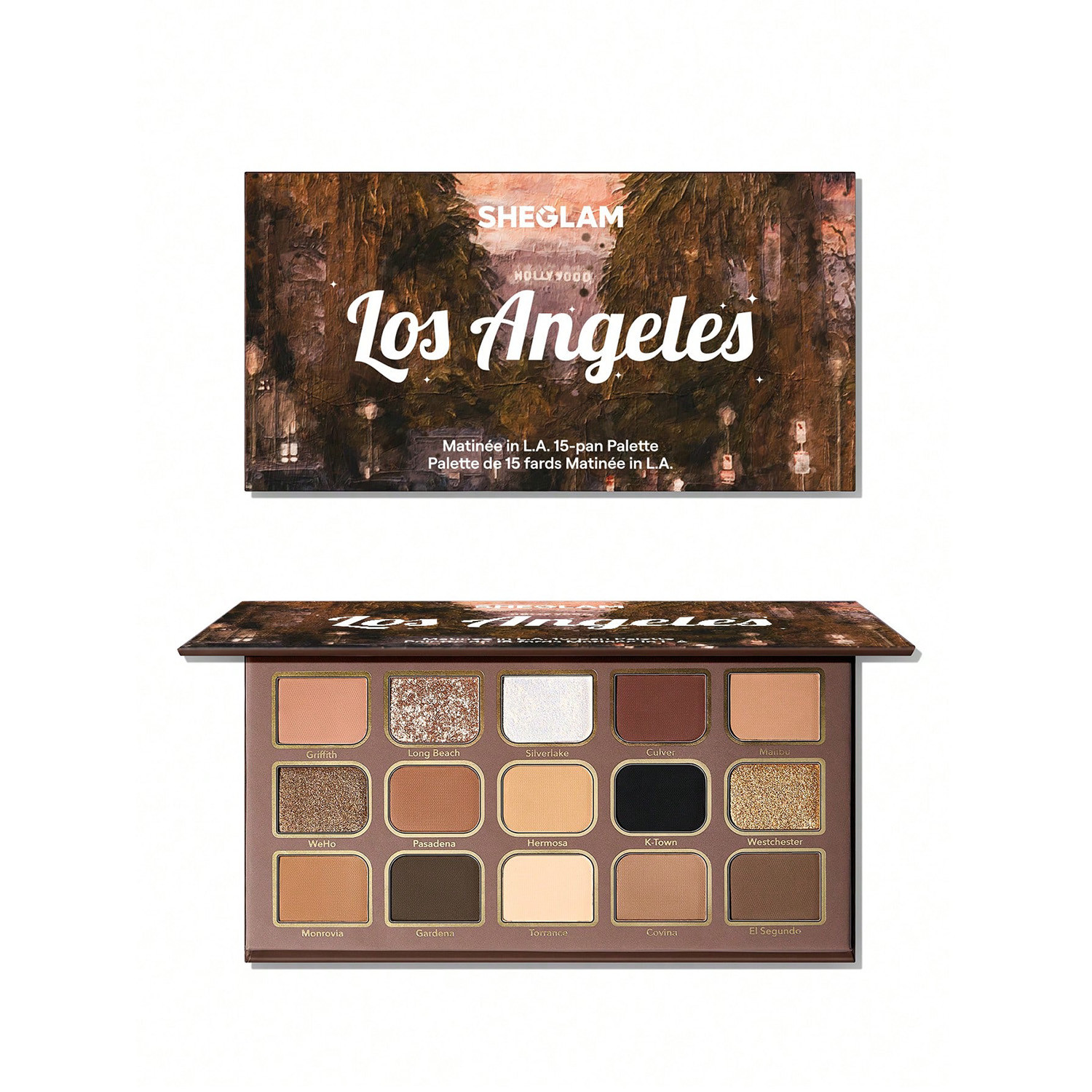 Sheglam Los Angeles 15-Pan Palette 13.5g