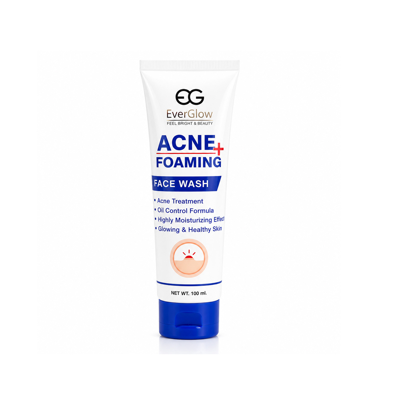EverGlow Acne Foaming Face Wash 100ml