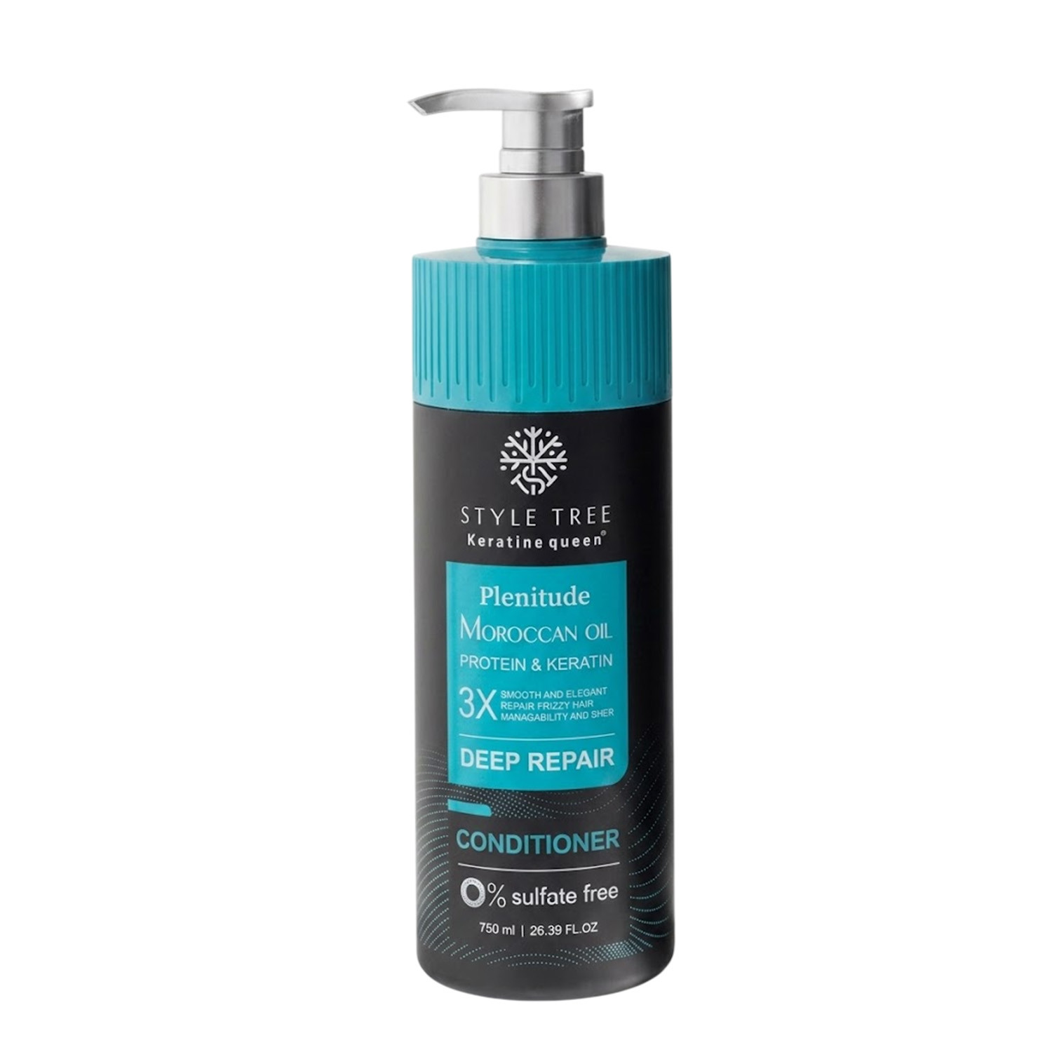 Keratin Queen Style Tree Plenitude Moroccan Deep Repair Shampoo 750ml