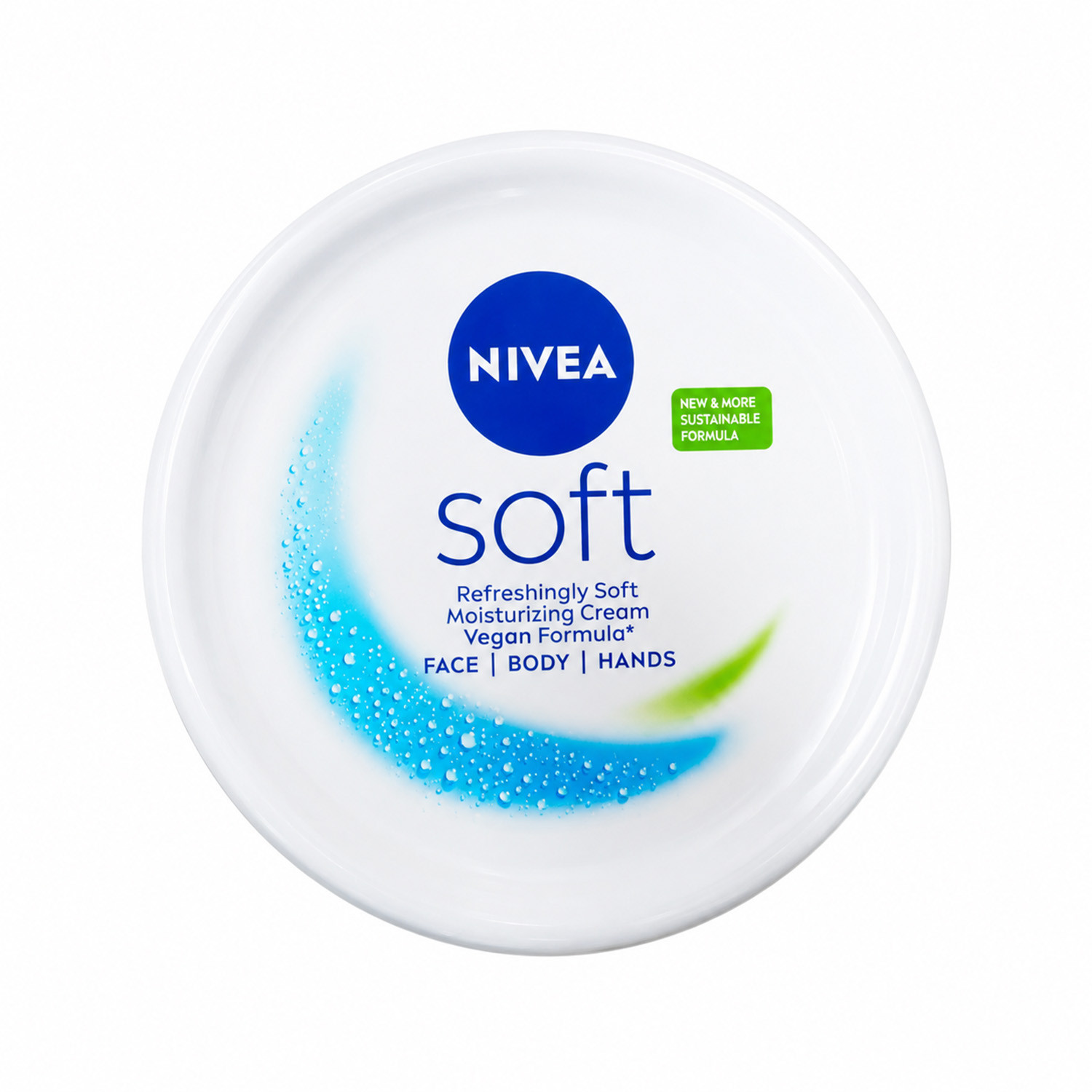 Nivea Refreshingly Soft Moisturzing Cream Vegan Formula 300ml