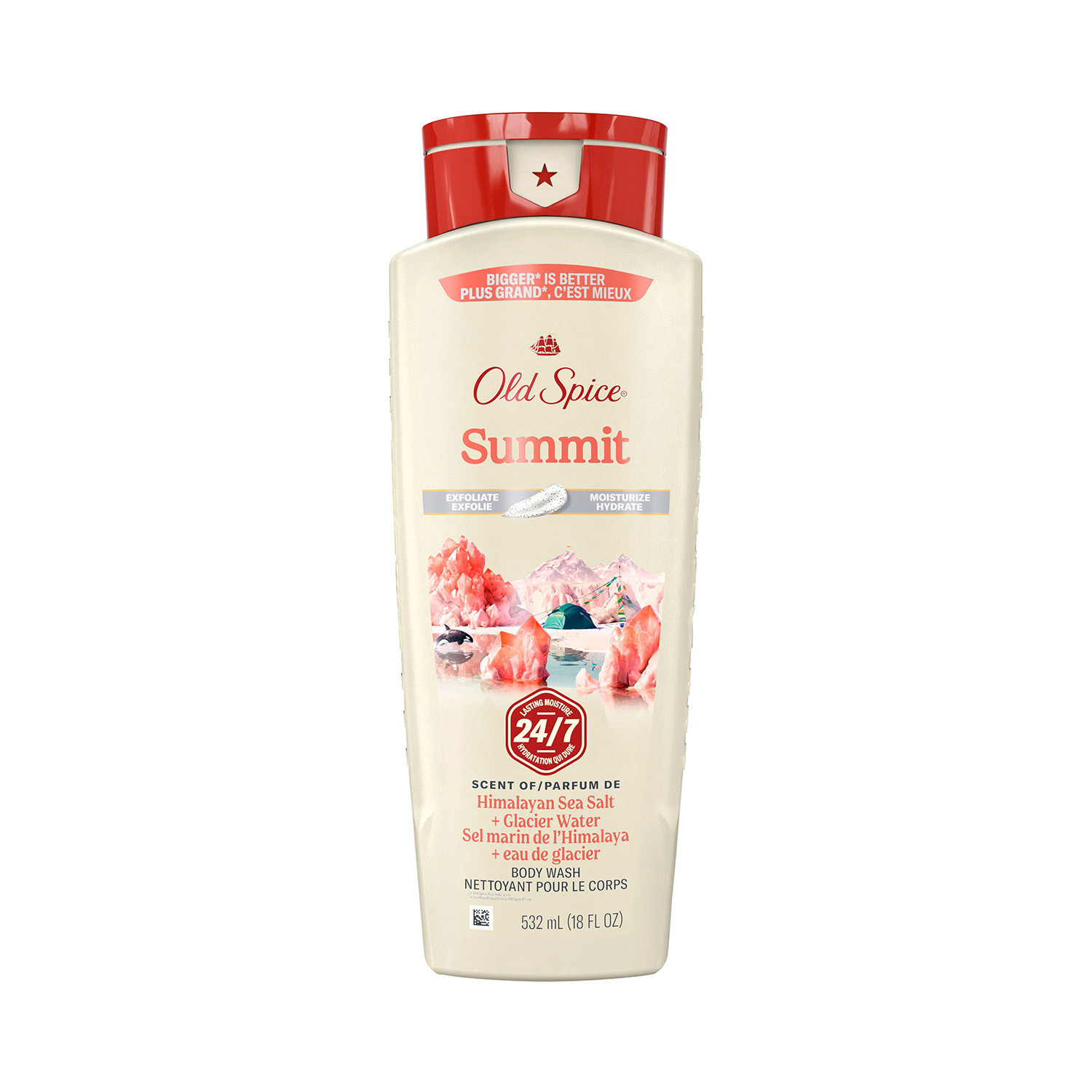 Old Spice Summit Himalayan Sea Salt + Glacier Water Body Wash 532ml