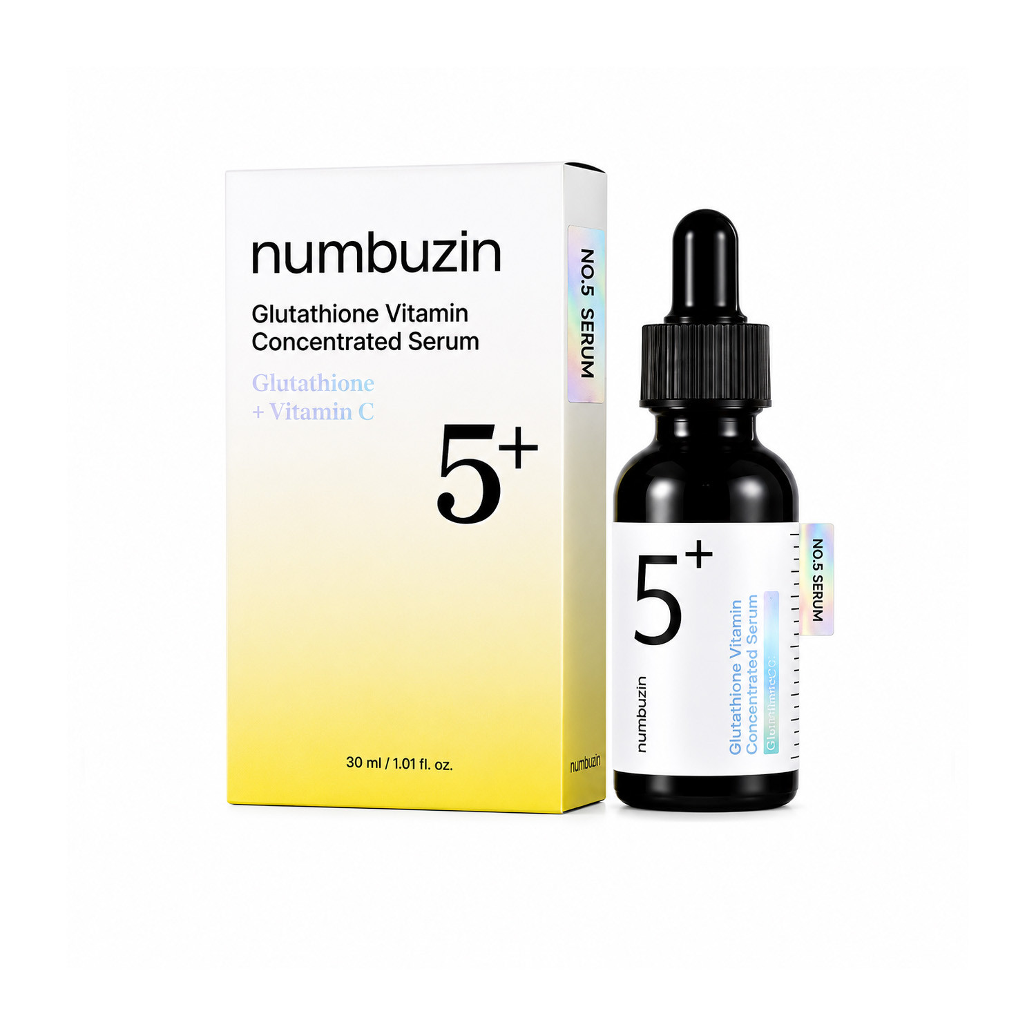 Numbuzin 5+ Glutathione Vitamin Concentrated Serum 30ml