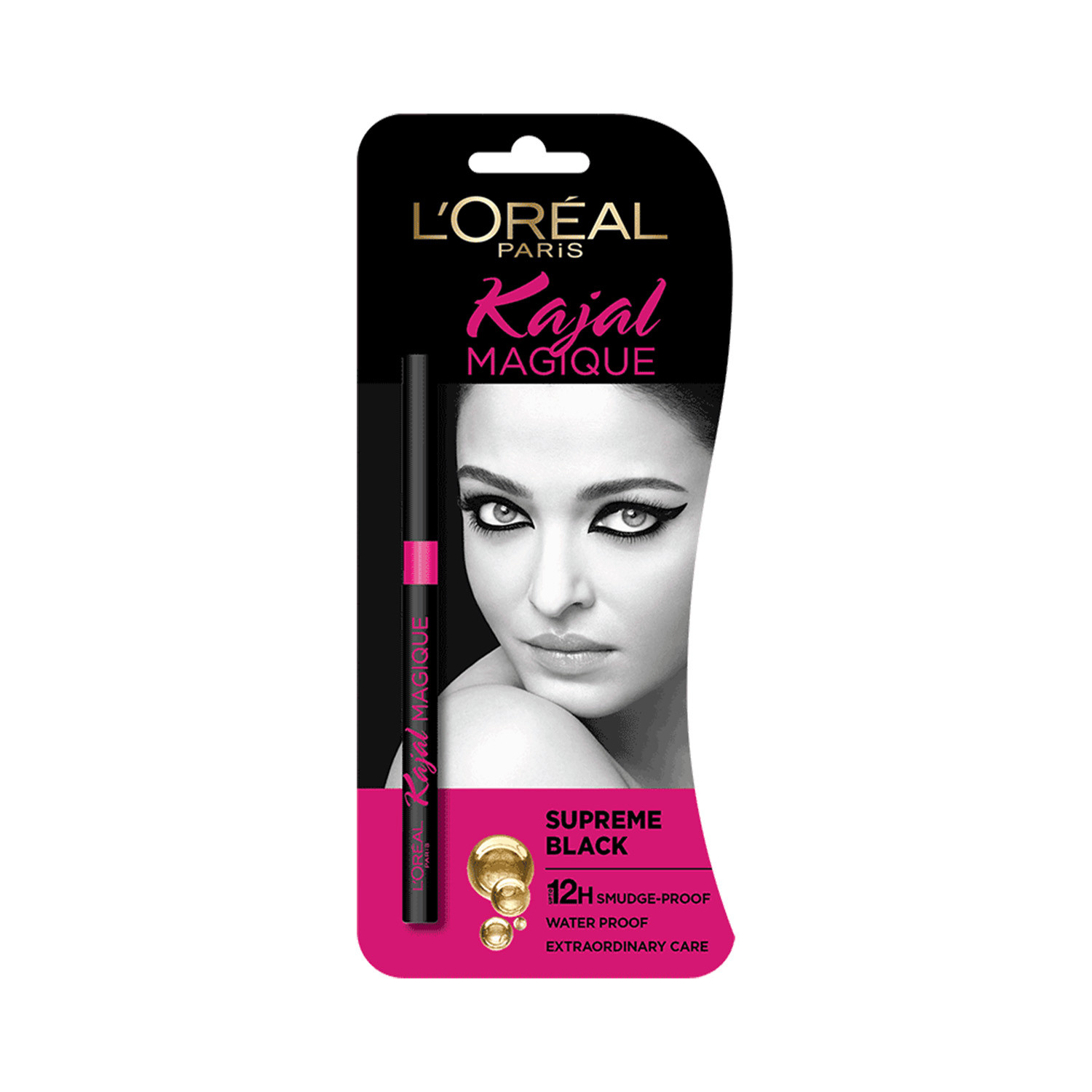 L'oreal Paris 12H Water Proof  Supreme Black Magique Kajal  0.35g