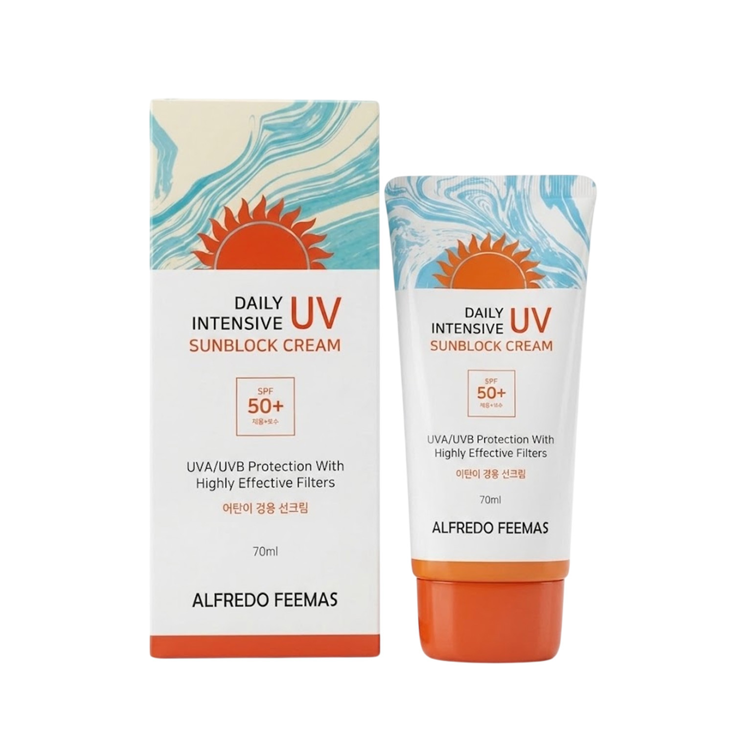 Alfredo Feemas Daily UV Intensive Sunblock Cream  SPF 50+ PA+++ 70ml