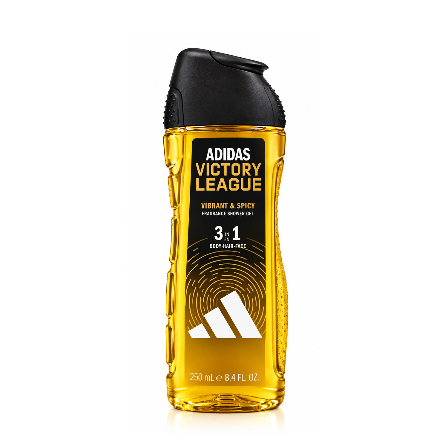 Adidas Victory League Vibrant & Spicy 3 In 1 Fragrance Shower Gel 250ml