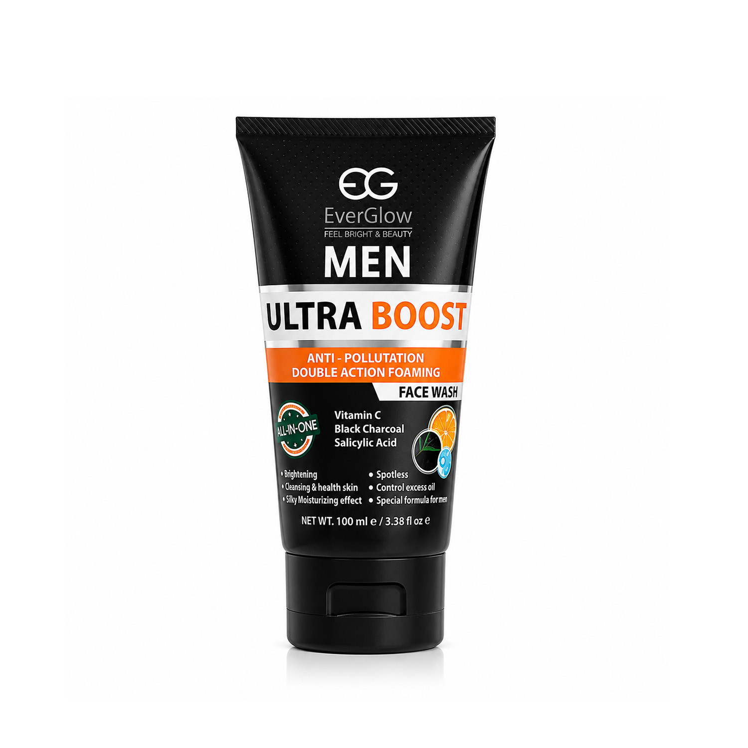 EverGlow Men Ultra Boost Face Wash 100ml