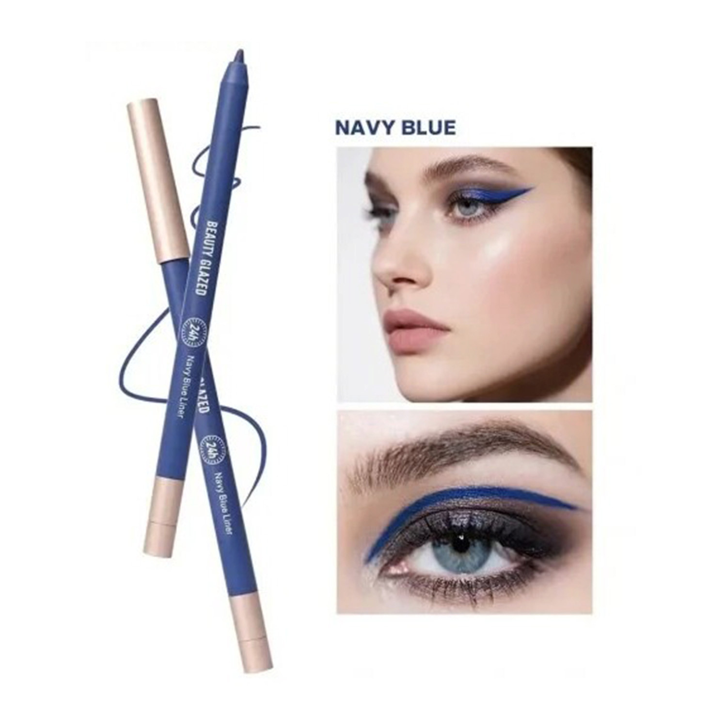Beauty Glazed  Navy Blue Liner
