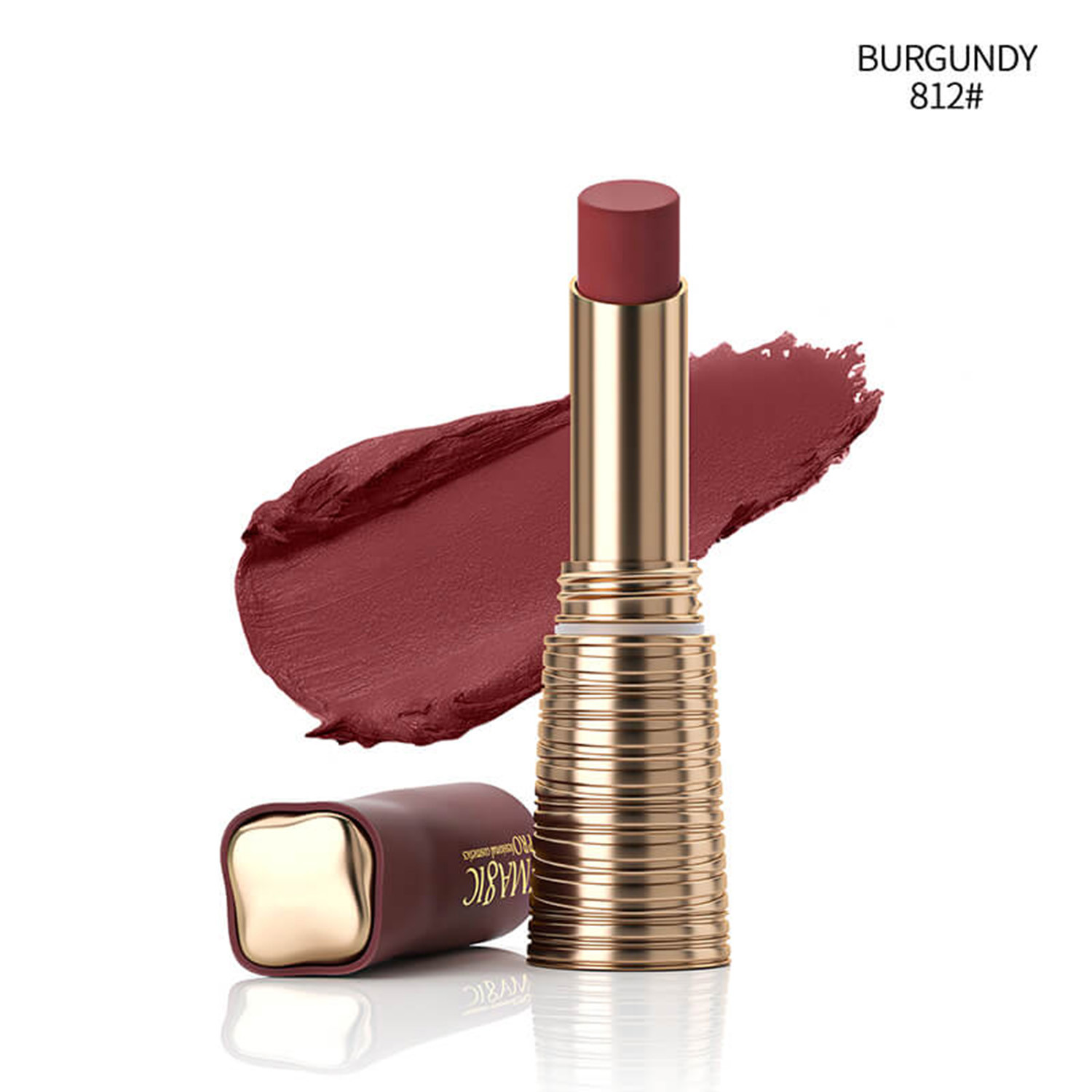 Imagic Waterproof Matte Lipstick - 812 Burgundy
