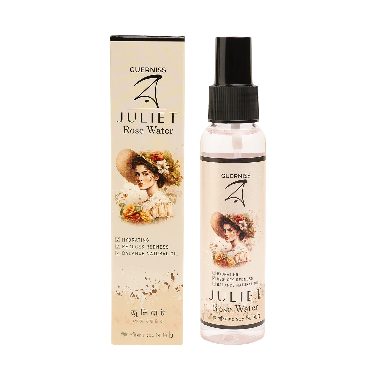 Guerniss Raw Juliet Rose Water 100ml