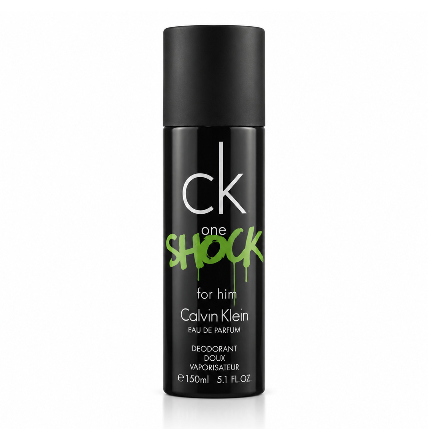Calvin Klein CK One Shock Eau De Parfum Deodorant Doux Vaporisateur Body Spray 150m