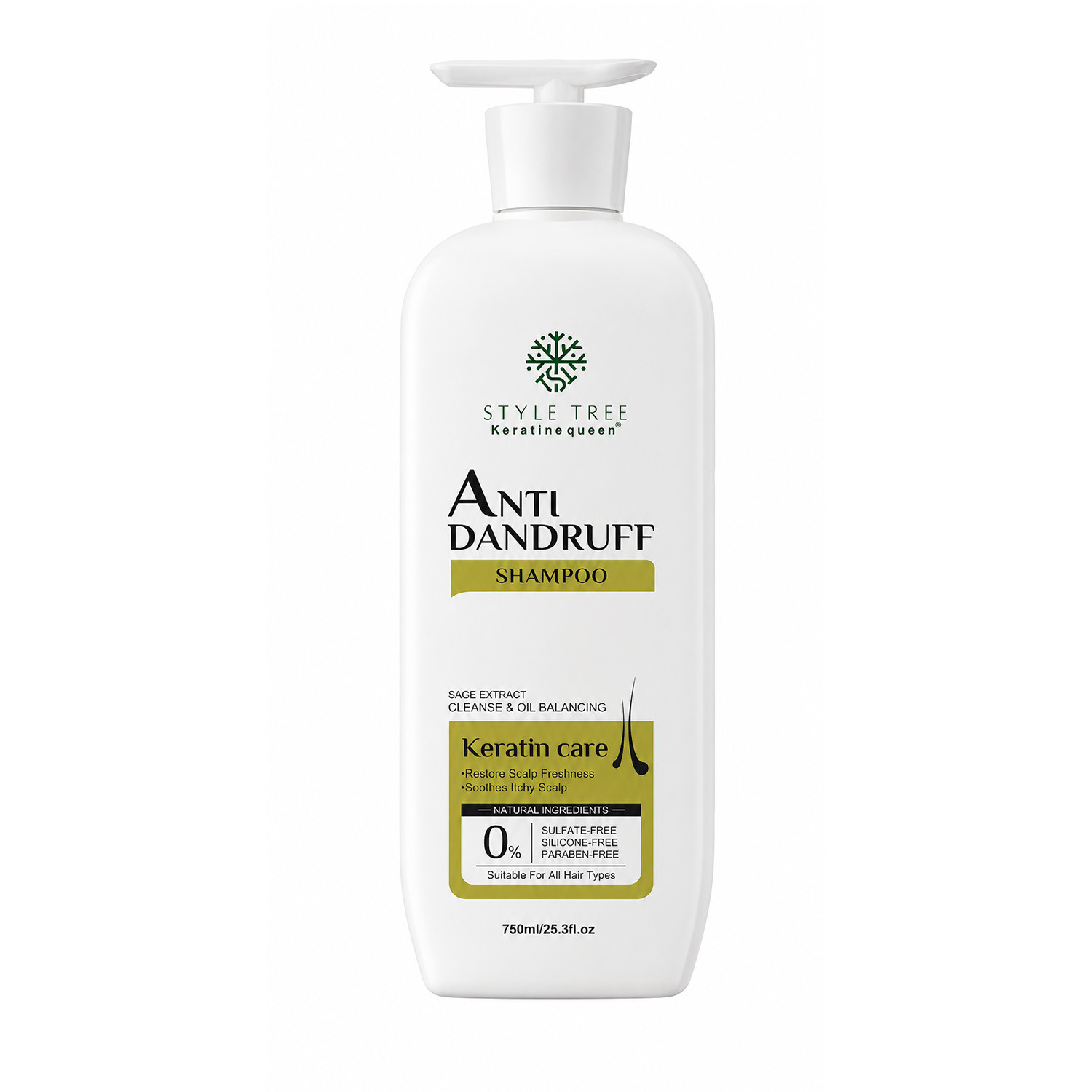 Keratine Queen Anti Dandruff Shampoo 750ml