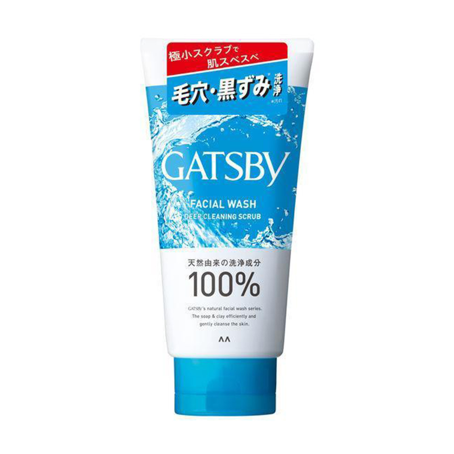 Gatsby facial wash deep cleaning scrub 130g