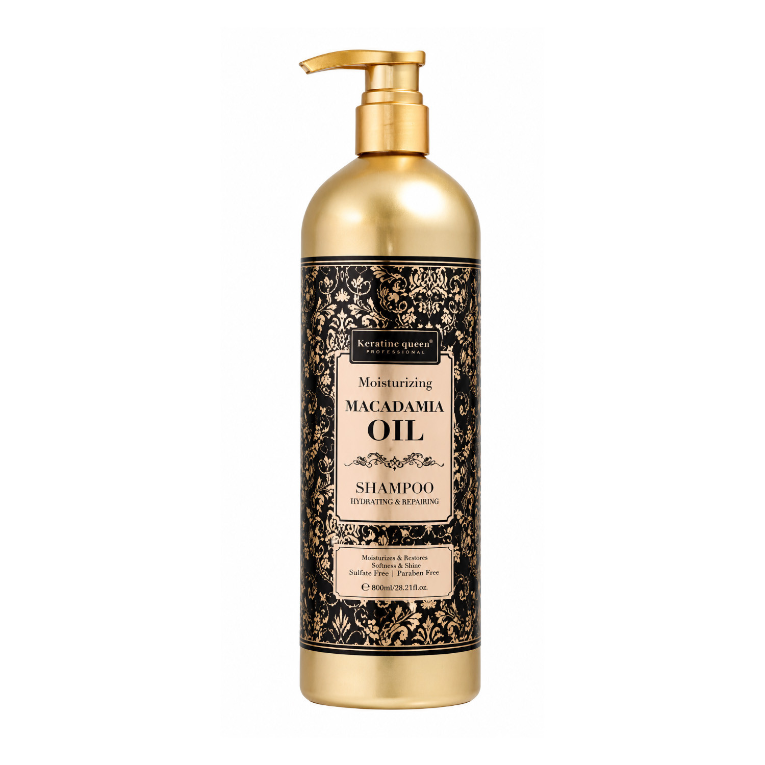 Keratine queen Macadamia Oil Moisturizing Shampoo 800ml