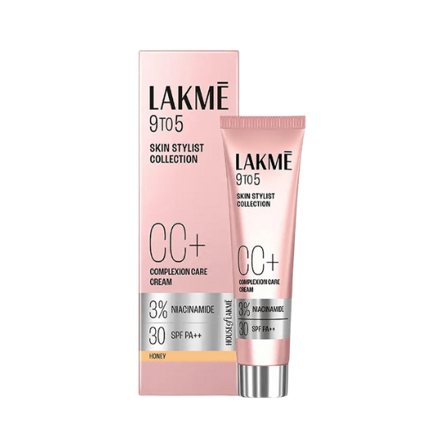 Lakme 9To5 Skin Stylist Collection 3% Niacinamide 30 SPF PA++ CC Cream - 02 Honey