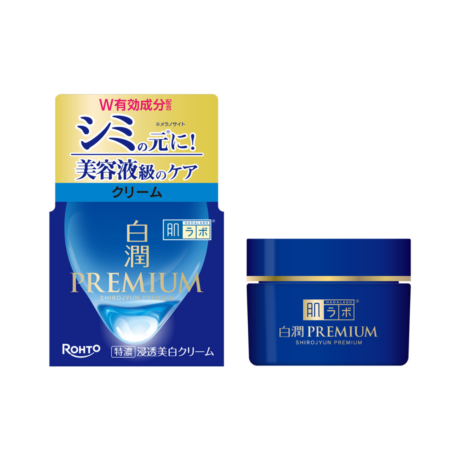 Rohto HadaLabo Shirojyun Premium Brightening Cream 50g
