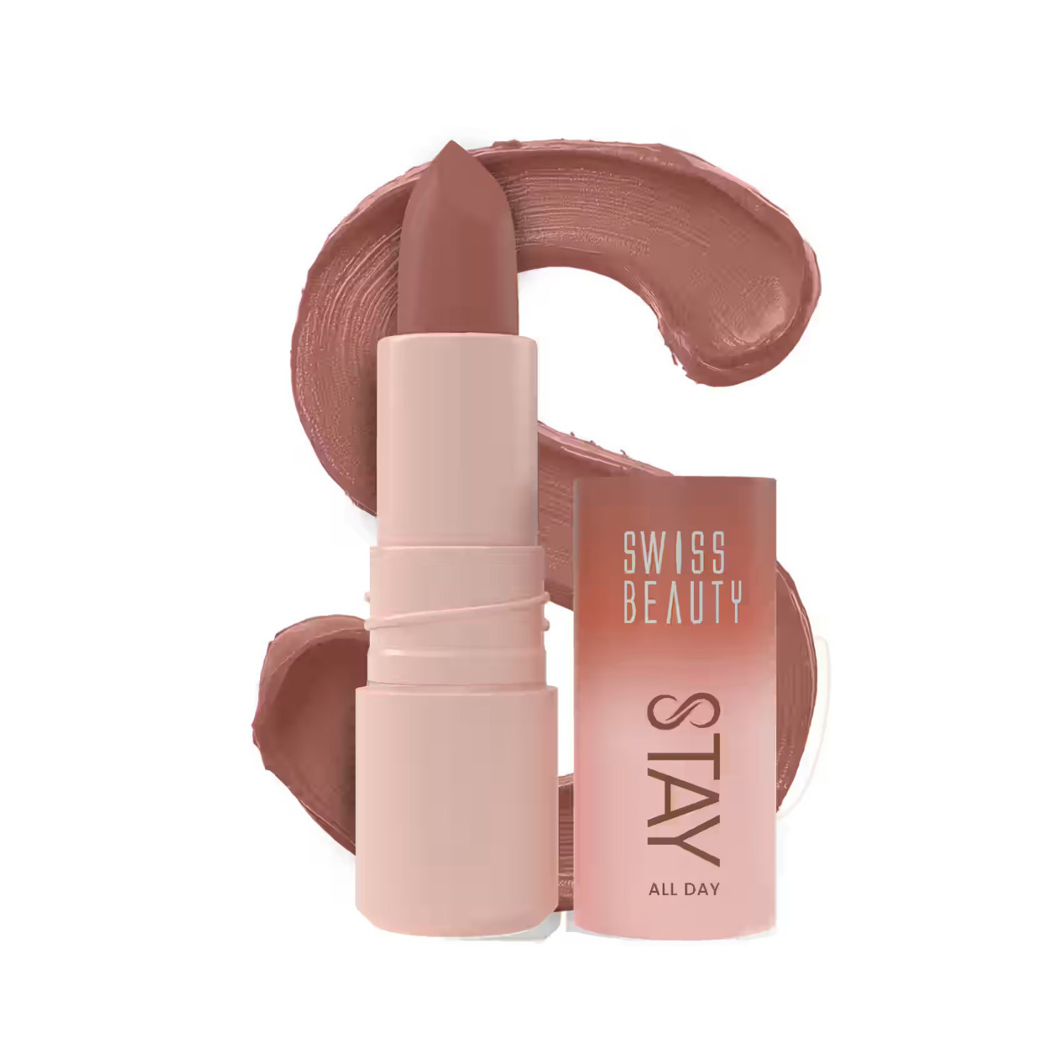 Swiss Beauty Stay All Day Lipstck - 01 Pouty