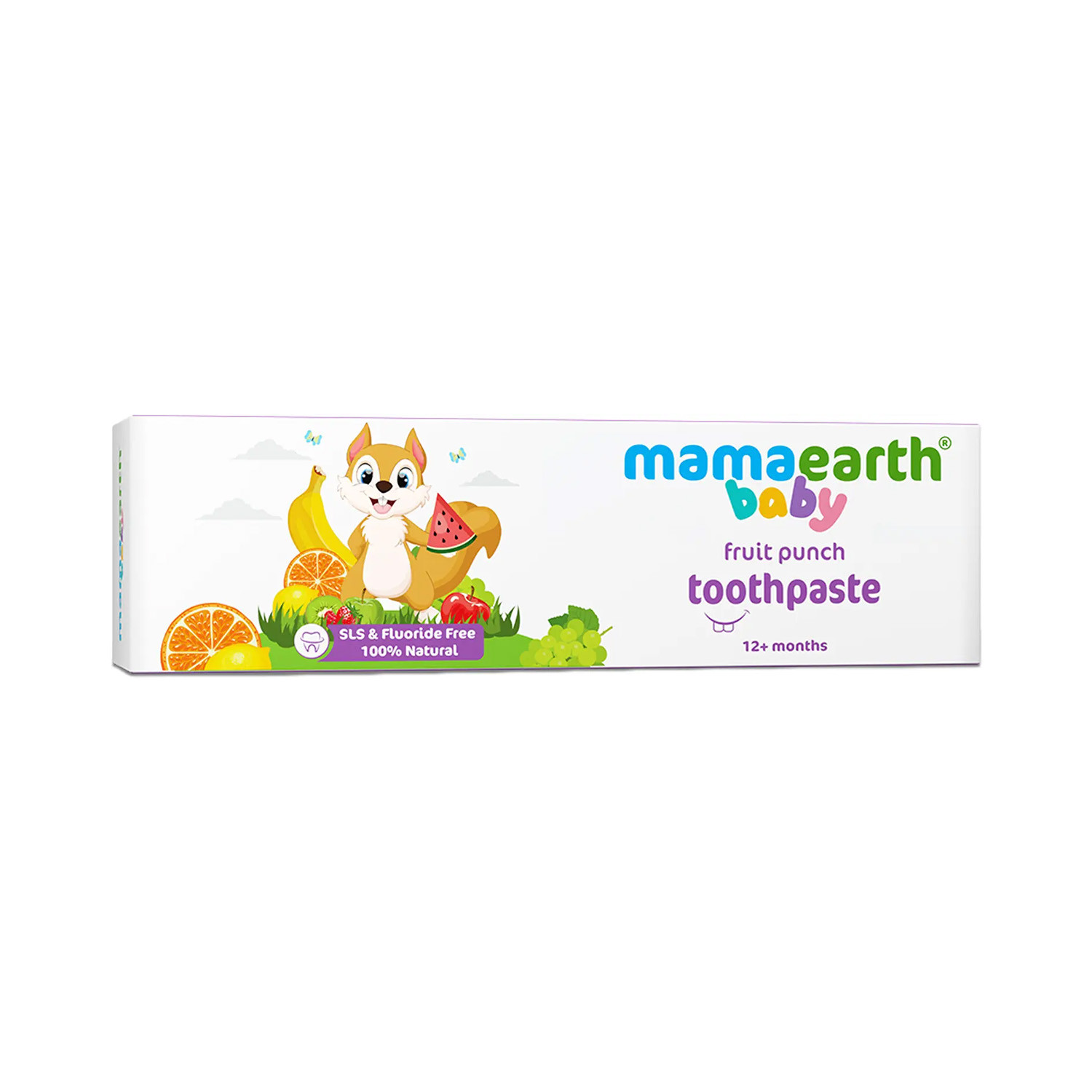 Mamaearth Baby Fruit Punch Toothpaste 12+ Months 50g