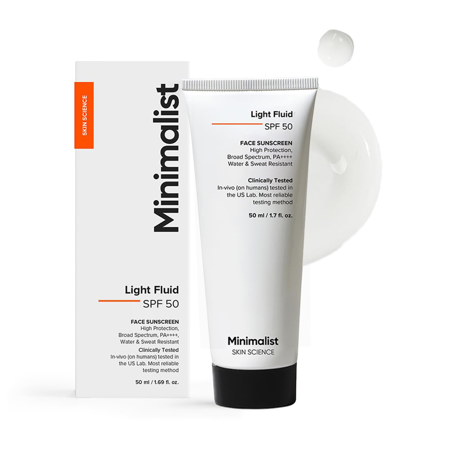 Minimalist Light Fluid SPF 50 Face Sunscreen 50ml