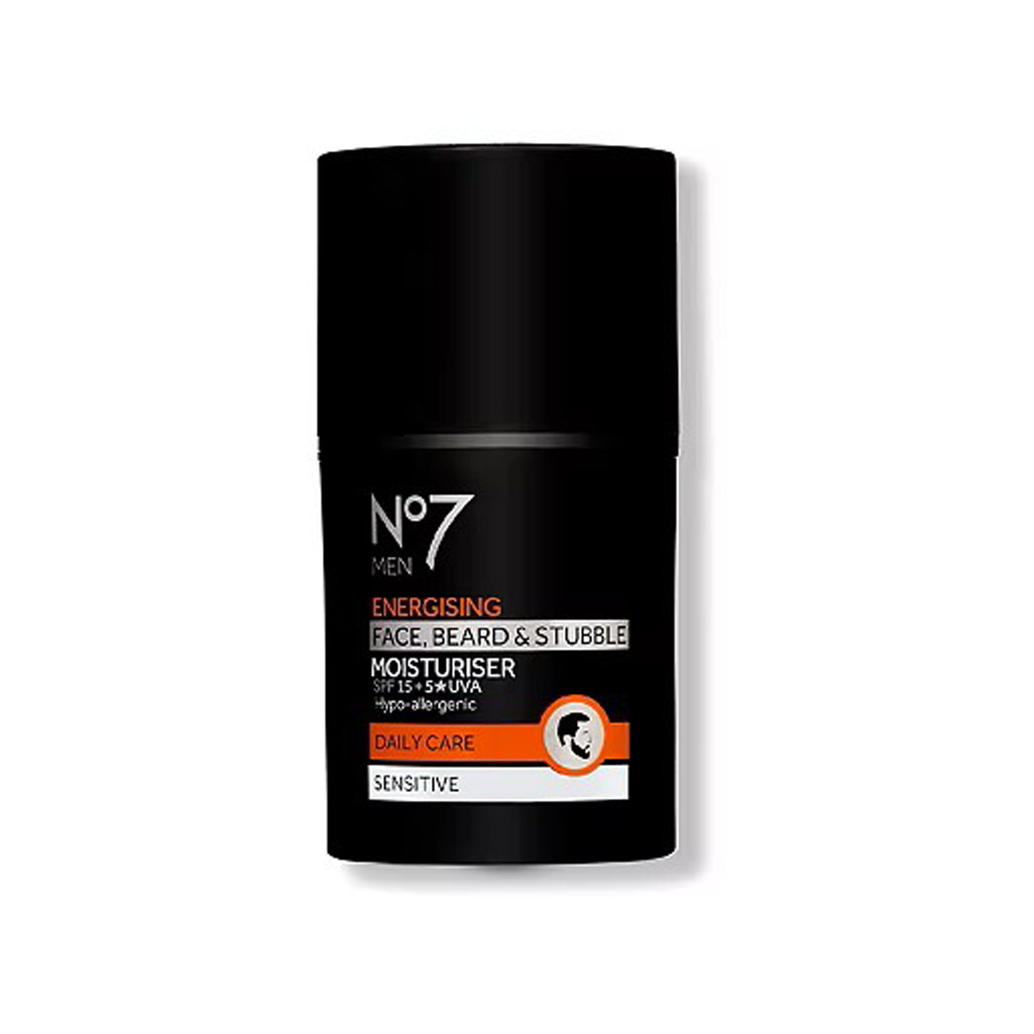 No7 Men Energising Face Beard & Stubble Moisturiser UVA SPF15 50ml