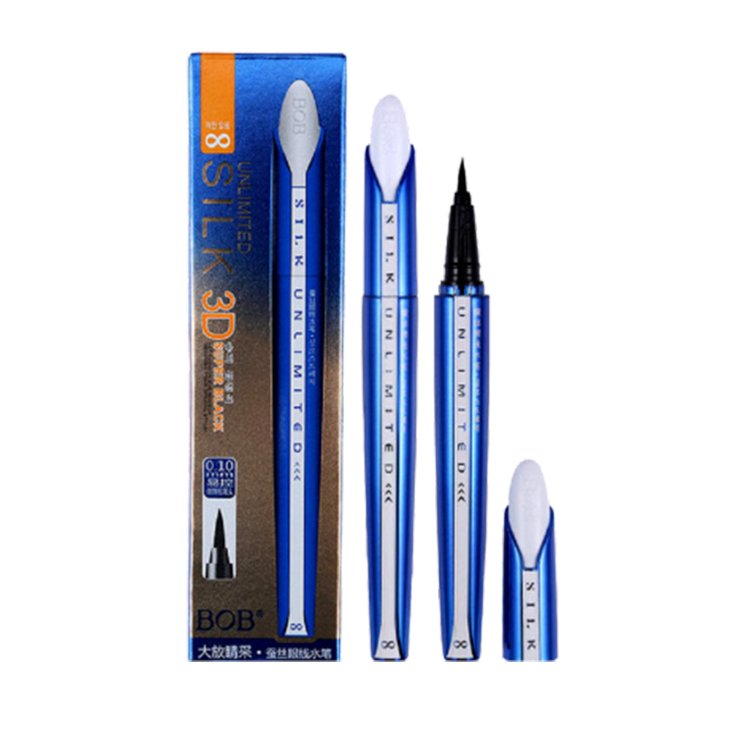 BOB Silk 0.10 mm Mark Eyeliner Pen 0.5ml - 8 Black