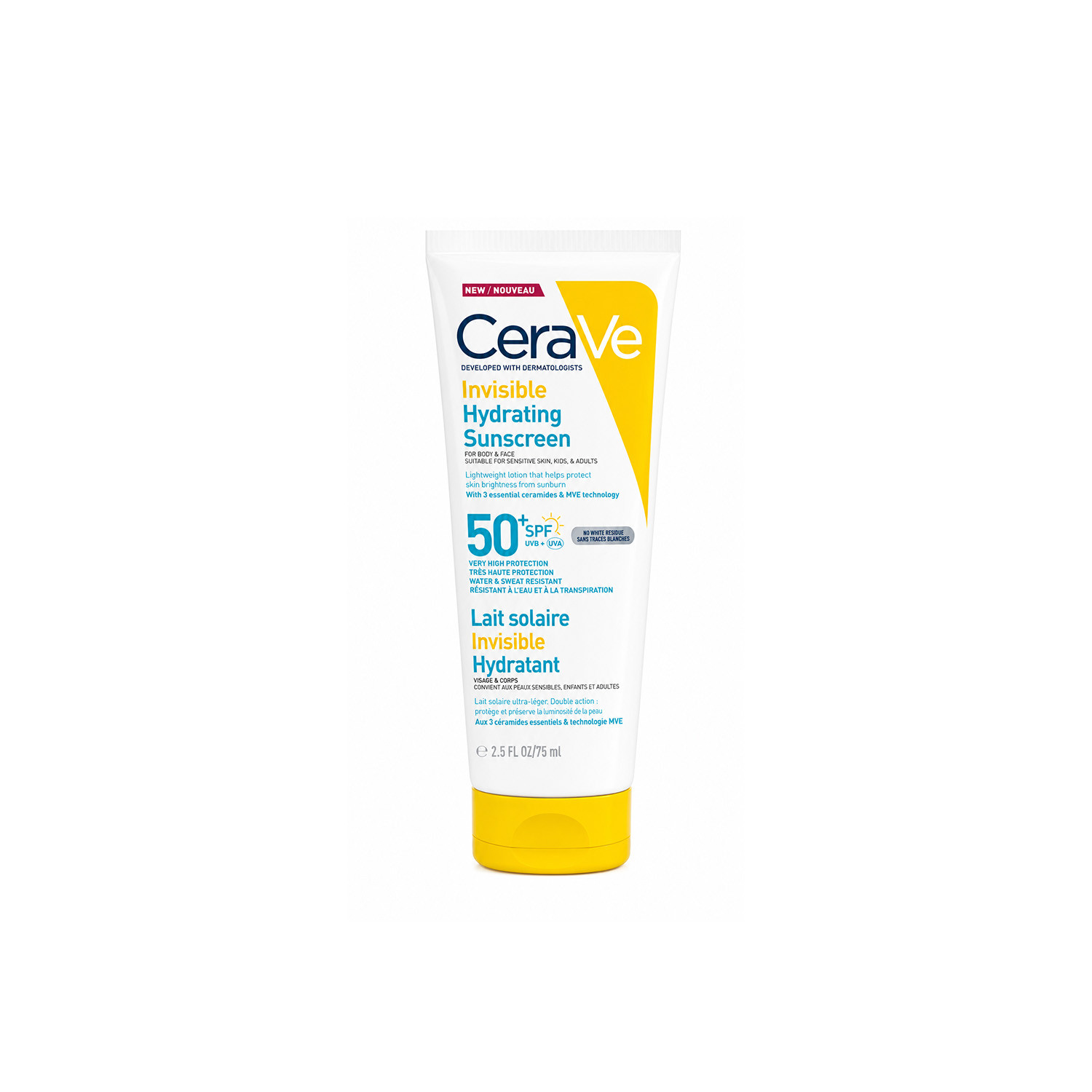 CeraVe Invisible Hydrating Sunscreen SPF50+ 75ml