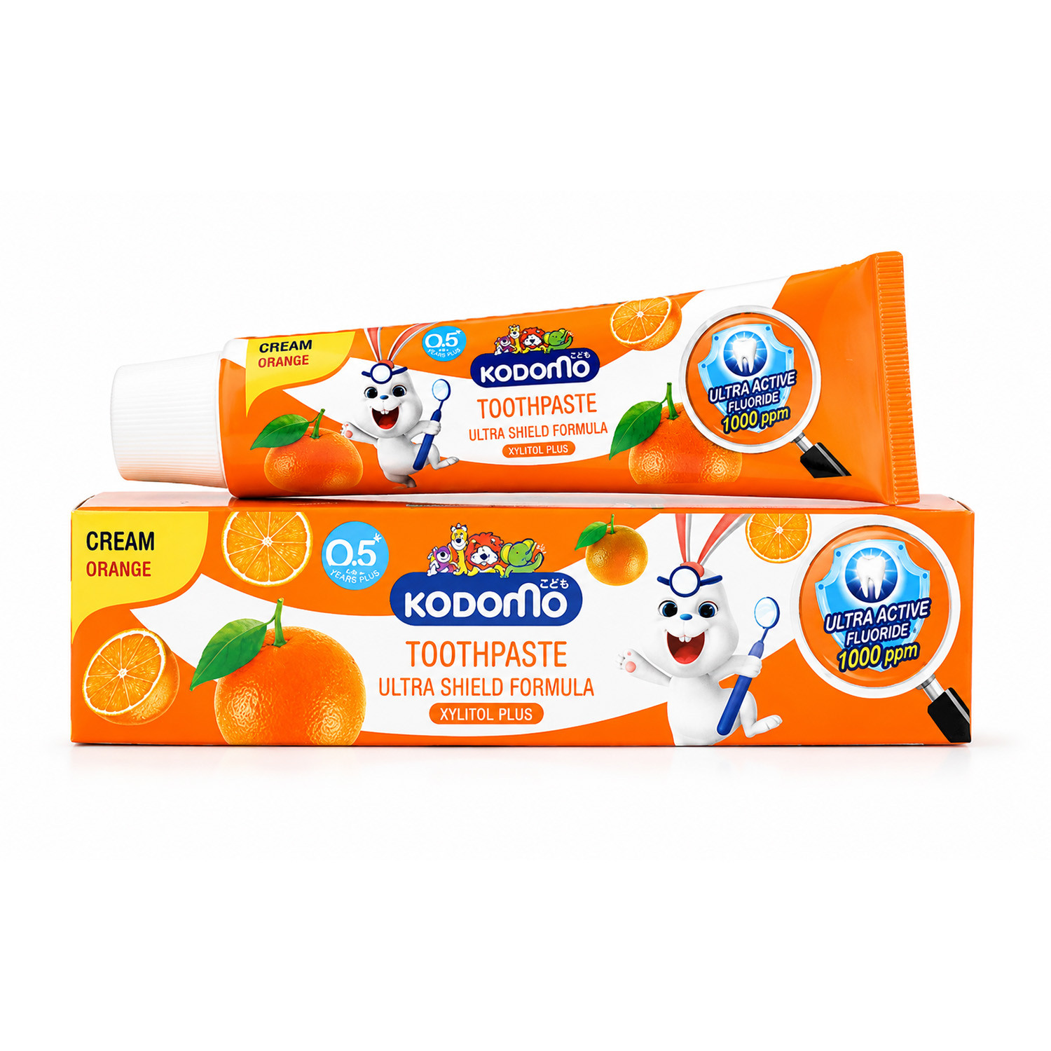 Kodomo Ultra Shield Formula Orange Cream Toothpaste 40g - Age 0.5+