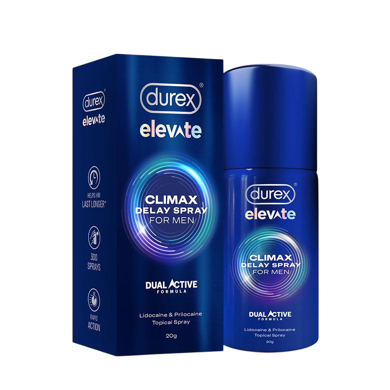 Durex Elevate Climax Delay Spray For Men 20g