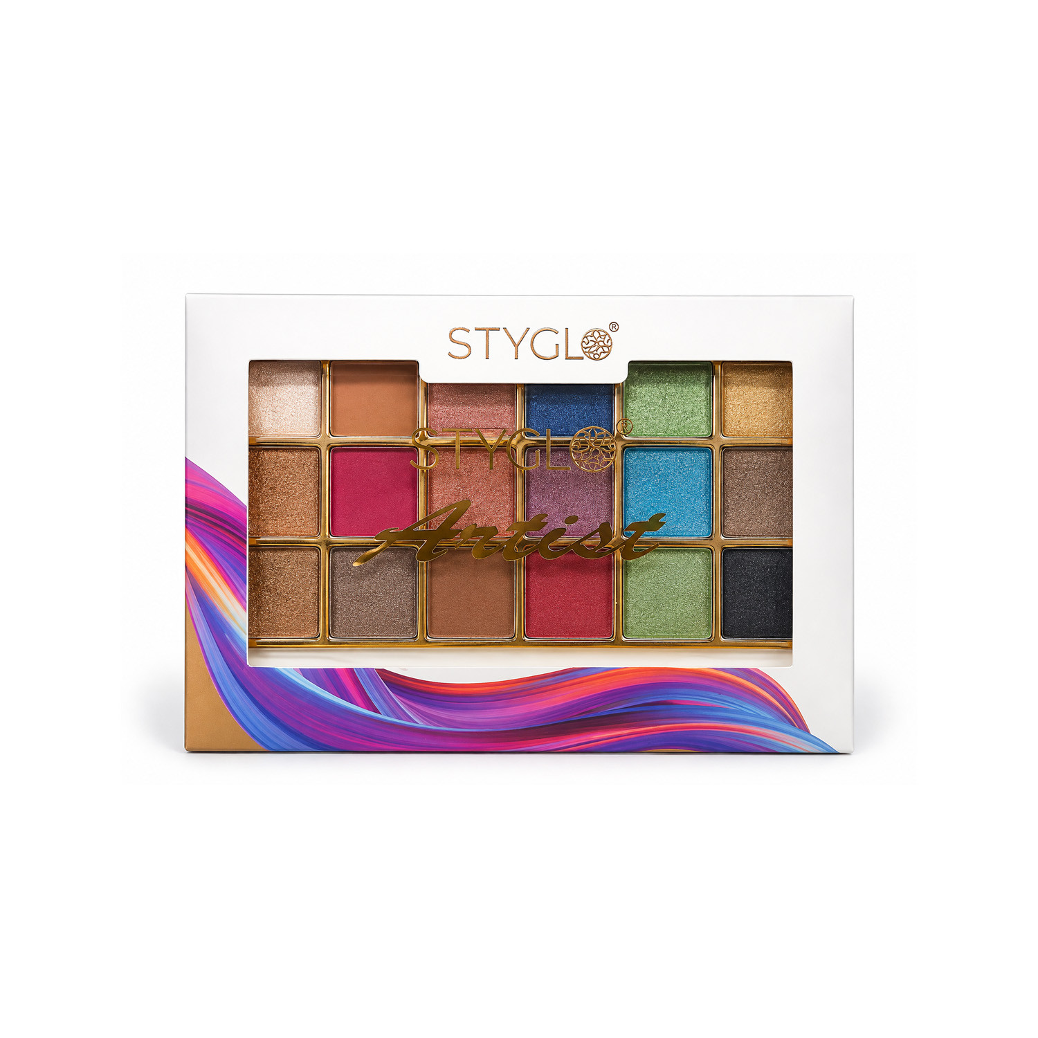 STYGLO Artist Eye Shadow  Palette 02