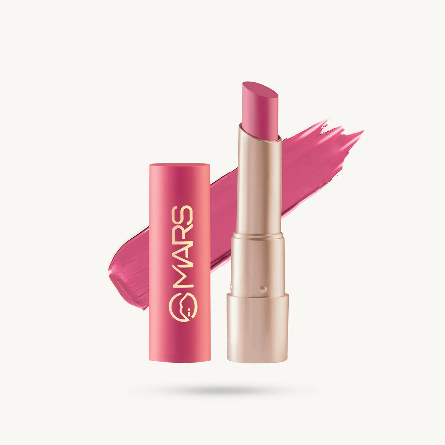 Mars Creamy Matte Lipstick - 18 Gulabi Garba