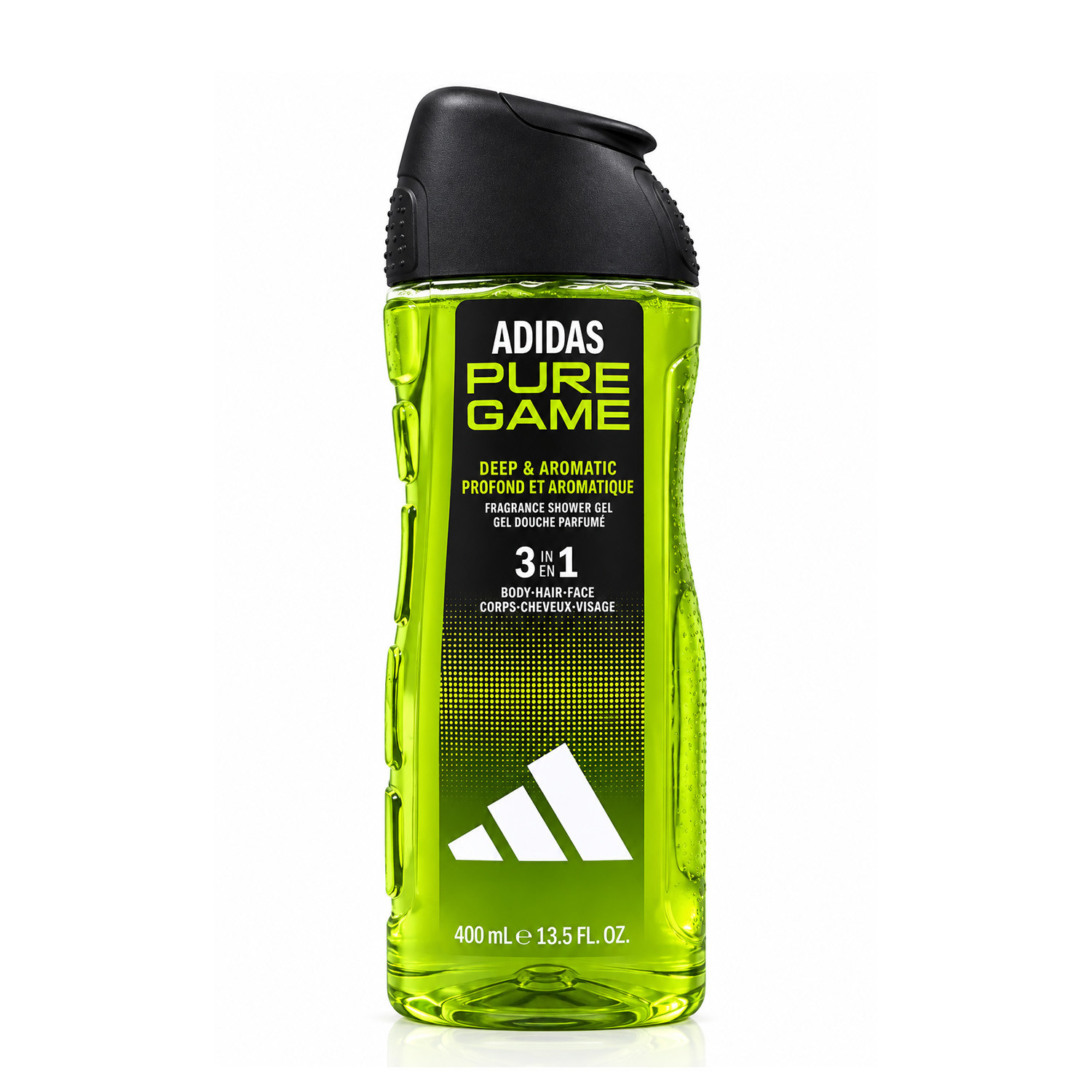 Adidas Pure Game Deep & Aromatic 3 In 1 Fragrance Shower Gel 400ml