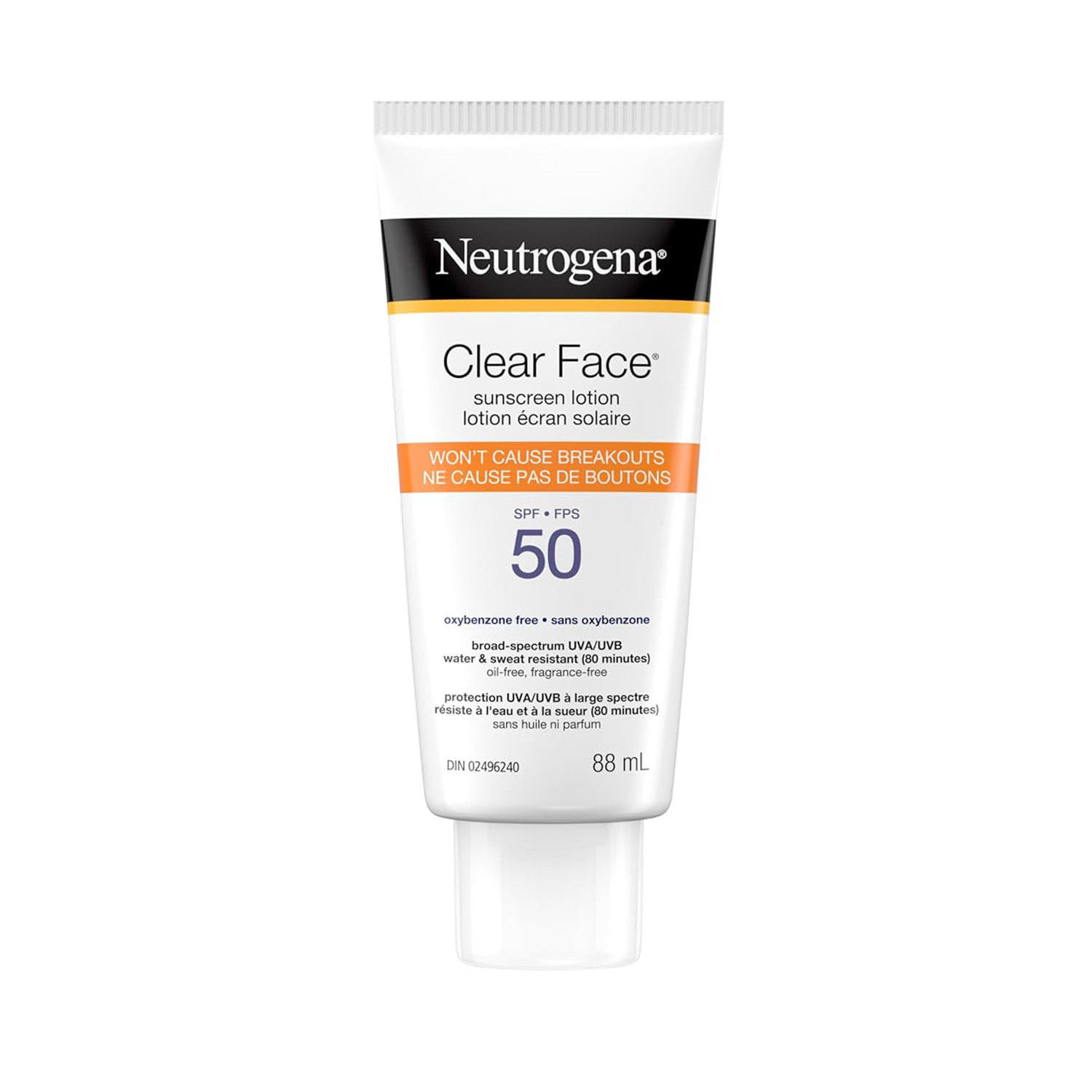 Neutrogena Clear Face Sunscreen Lotion SPF 50 88ml