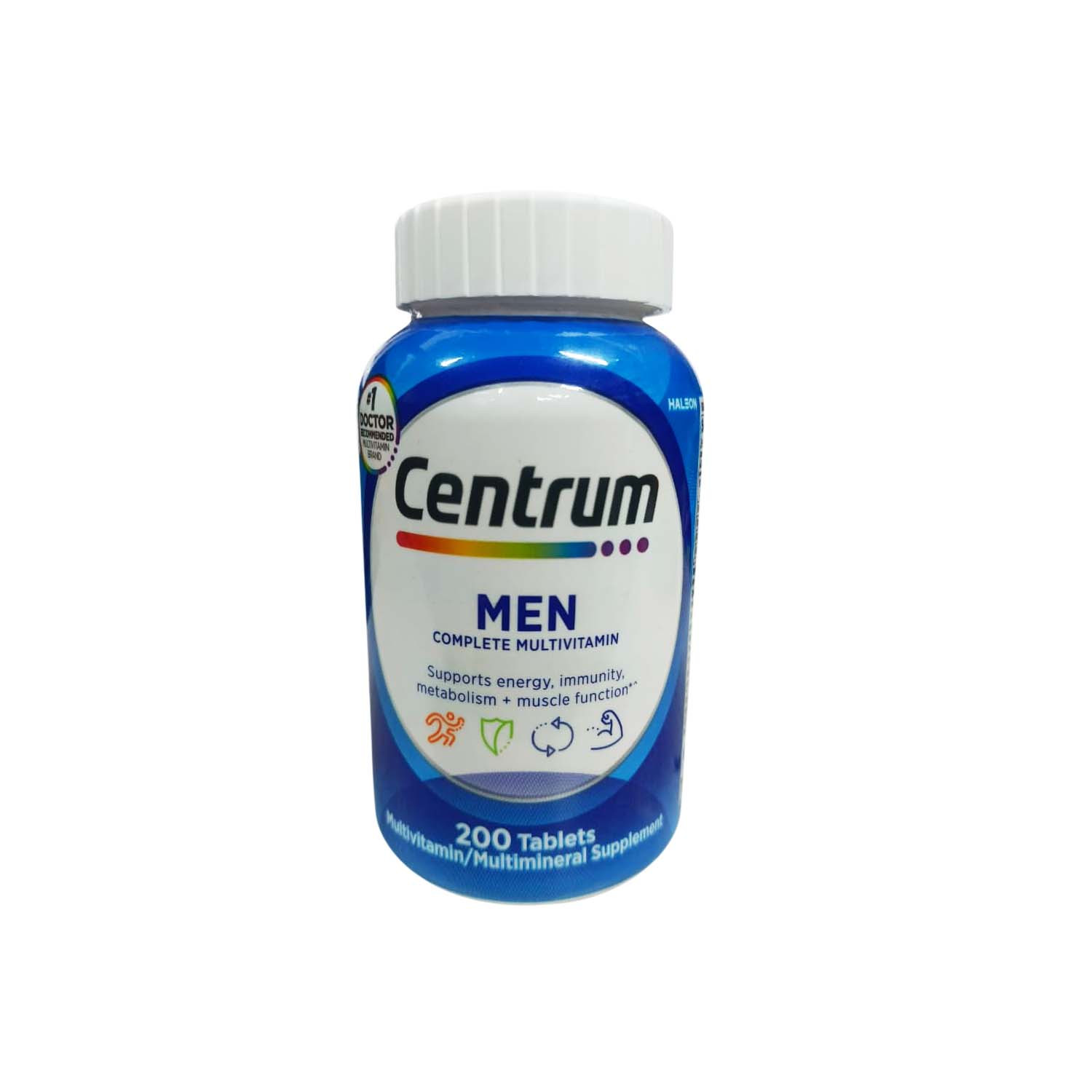 Centrum Men Complete Multivitamin Multimineral Supplement 200 Tablets