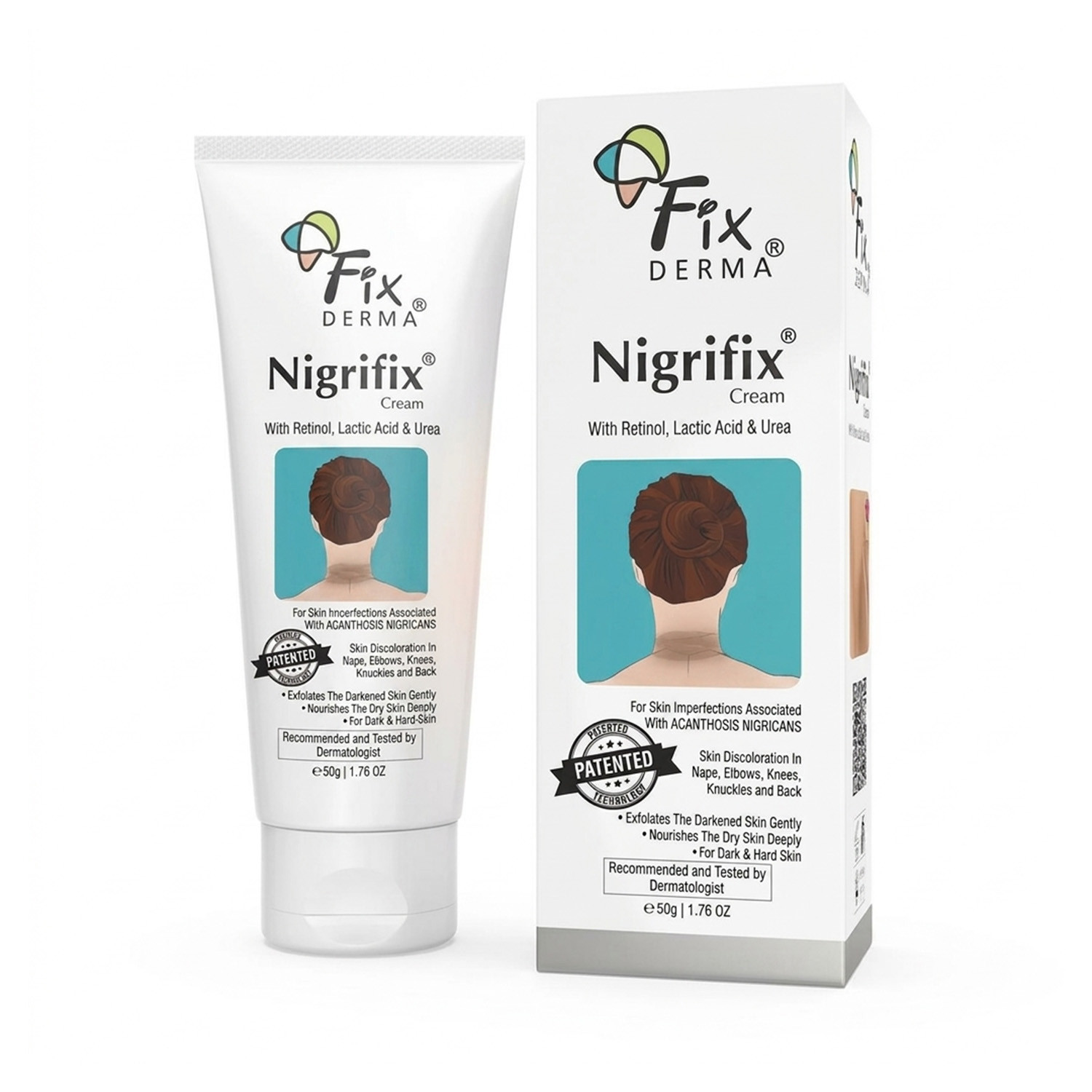 Fix Derma Nigrifix With Retinol Lactic Acid & Urea Cream 50g
