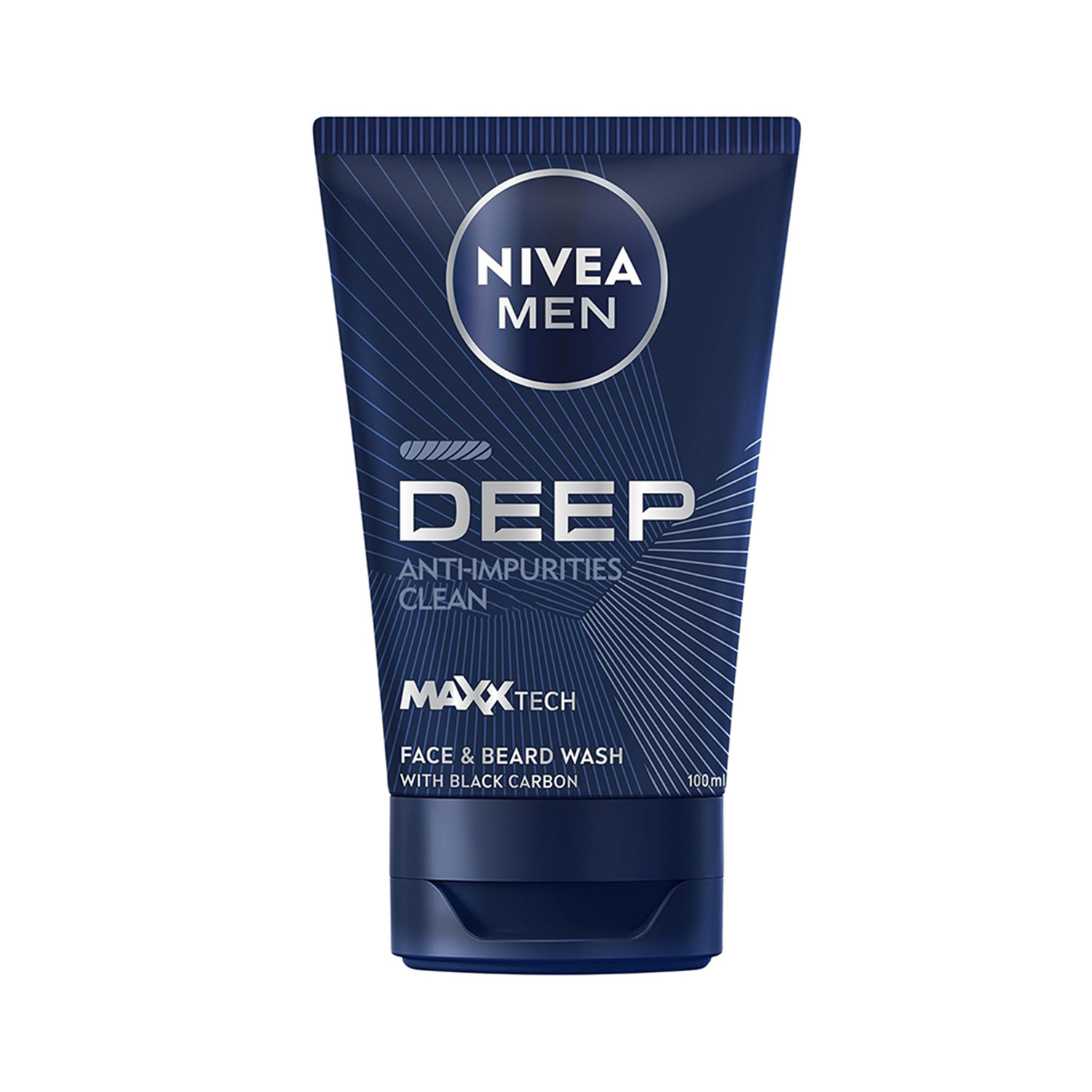 Nivea Men Deep Anti-Impurities Clean Face & Beard Wash 100ml