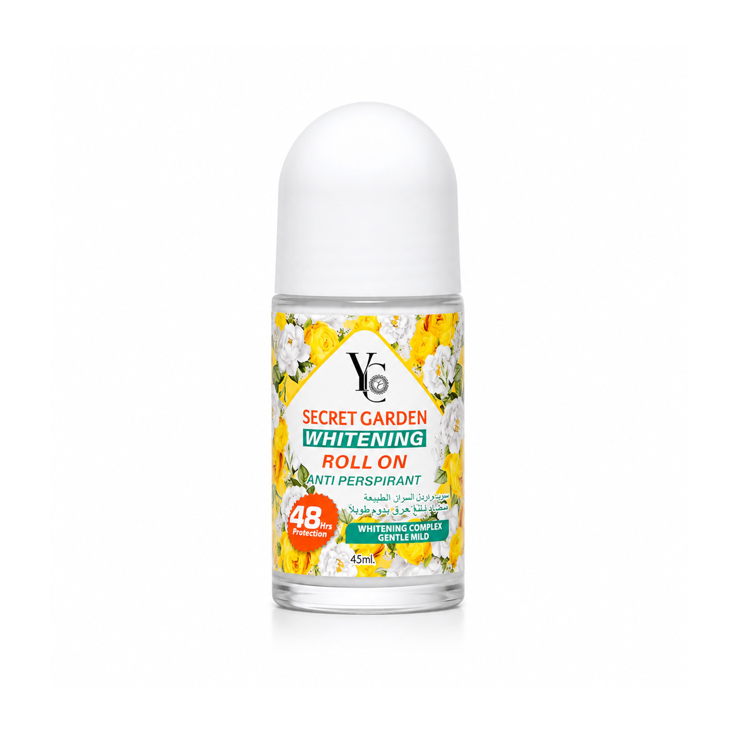 YC Secret Garden Whitening  Anti Perspirant Roll On 45ml
