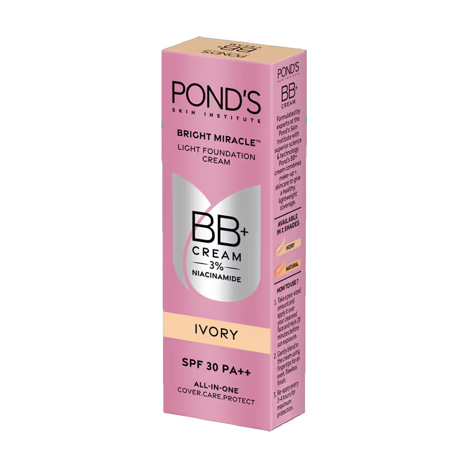 Ponds Ivory SPF30 PA++ All In One 3% Niacinamide  BB+ Cream 18g