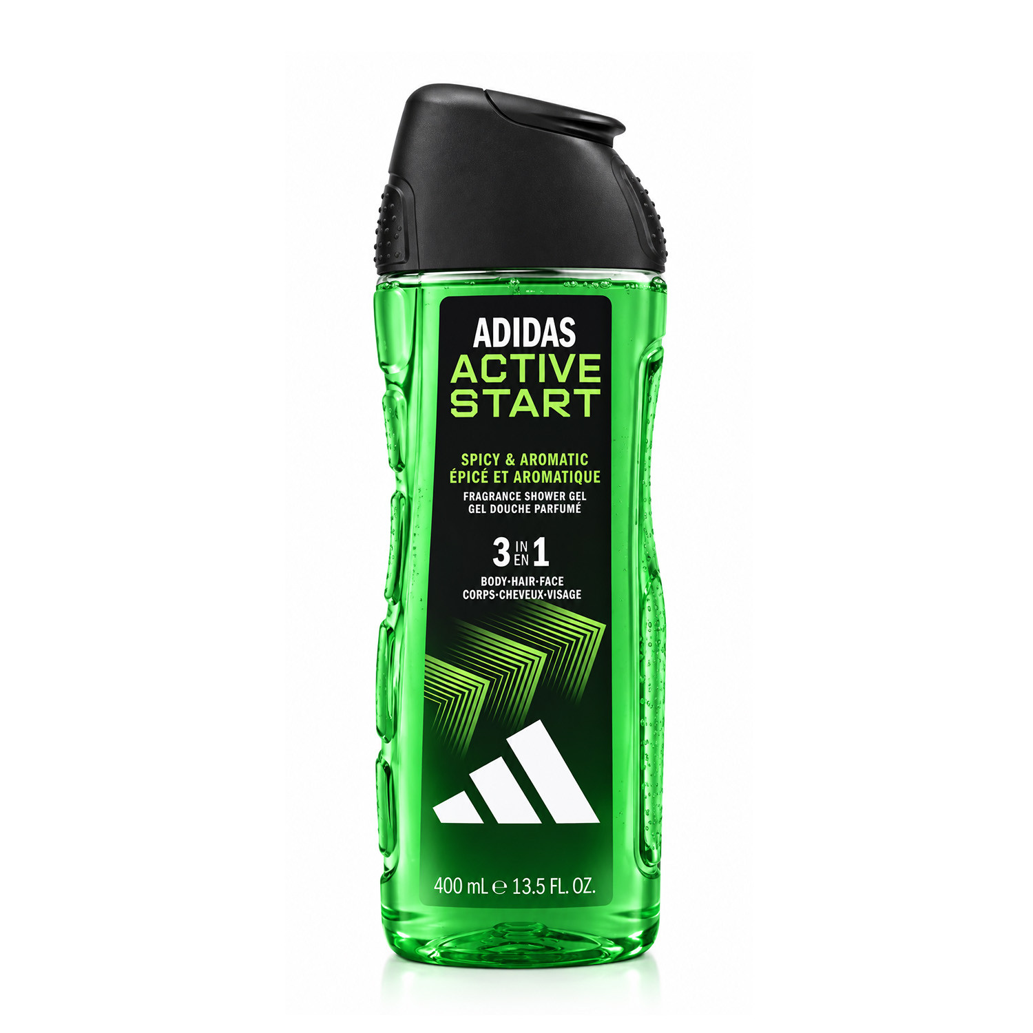 Adidas Active Start Spicy & Aromatic 3 In 1 Fragrance Shower Gel 400ml