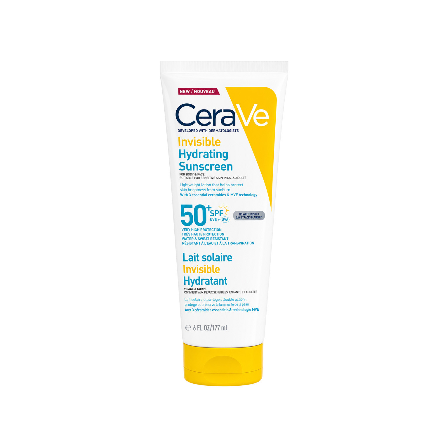 CeraVe Invisible Hydrating Sunscreen SPF50+ 177ml
