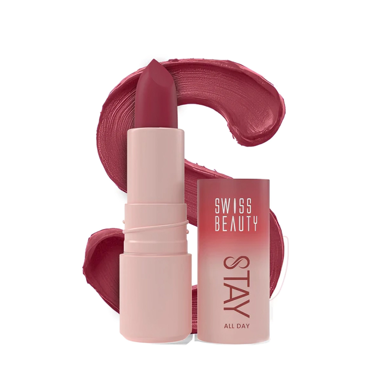 Swiss Beauty Stay All Day Lipstck - 04 Fancy