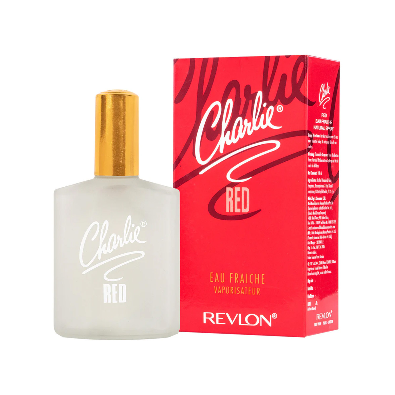 Revlon Charlie Red Eau Fraiche Vaporisateur Natural Spray 100ml