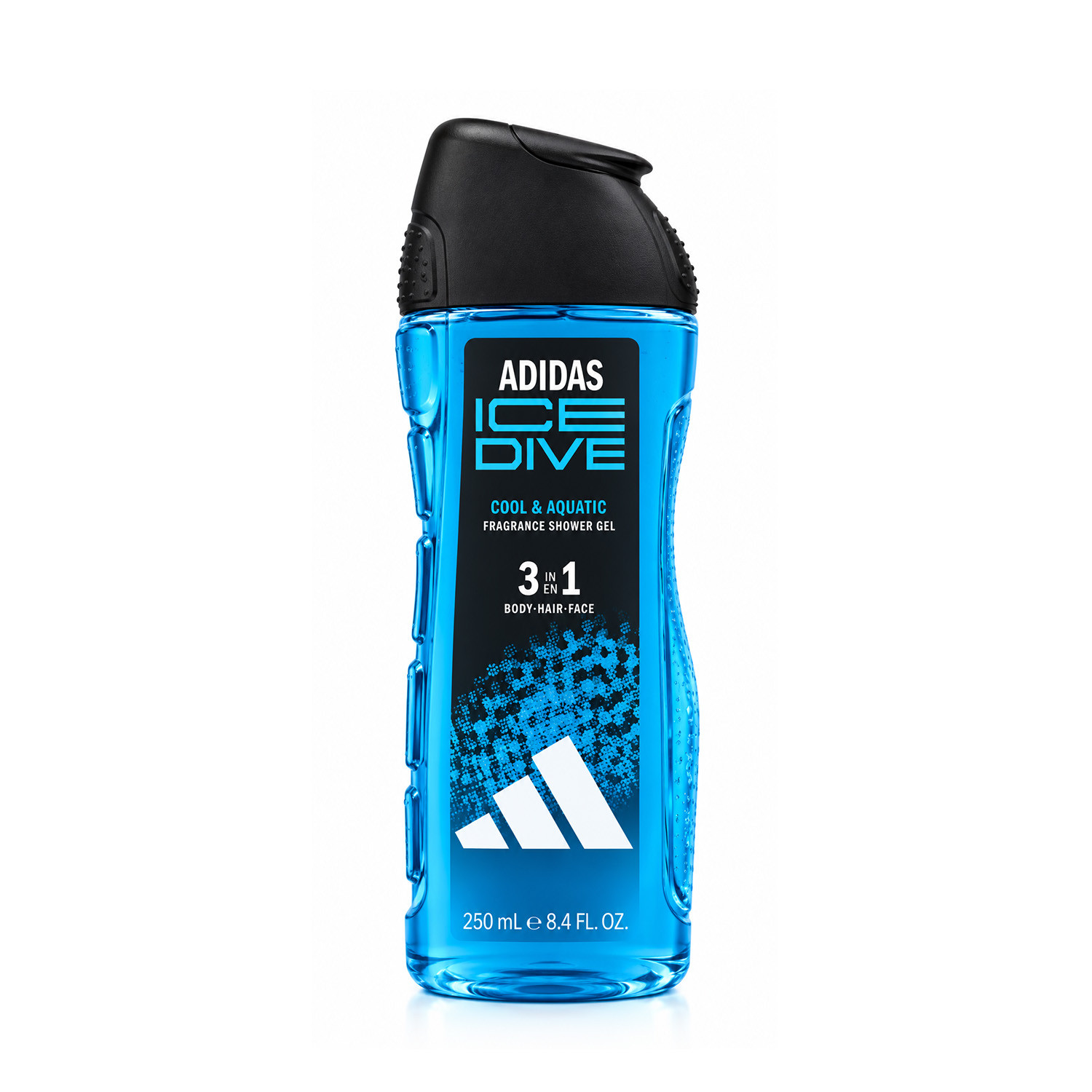 Adidas Ice Dive Cool & Aquatic 3 In 1 Fragrance Shower Gel 250ml