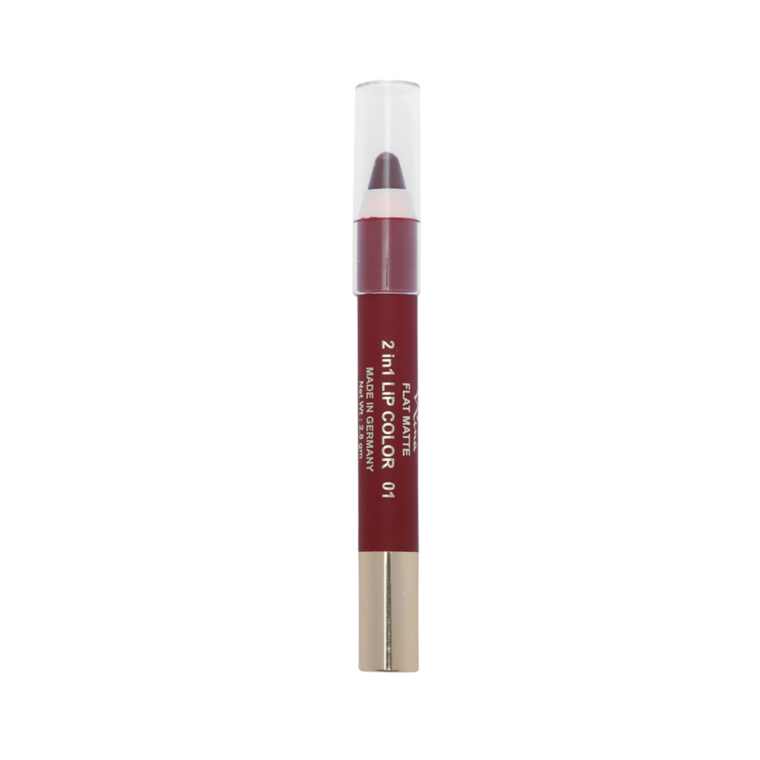 Miss & Mrs. Nina Flat Matte 2 in 1 Lip Color - 01