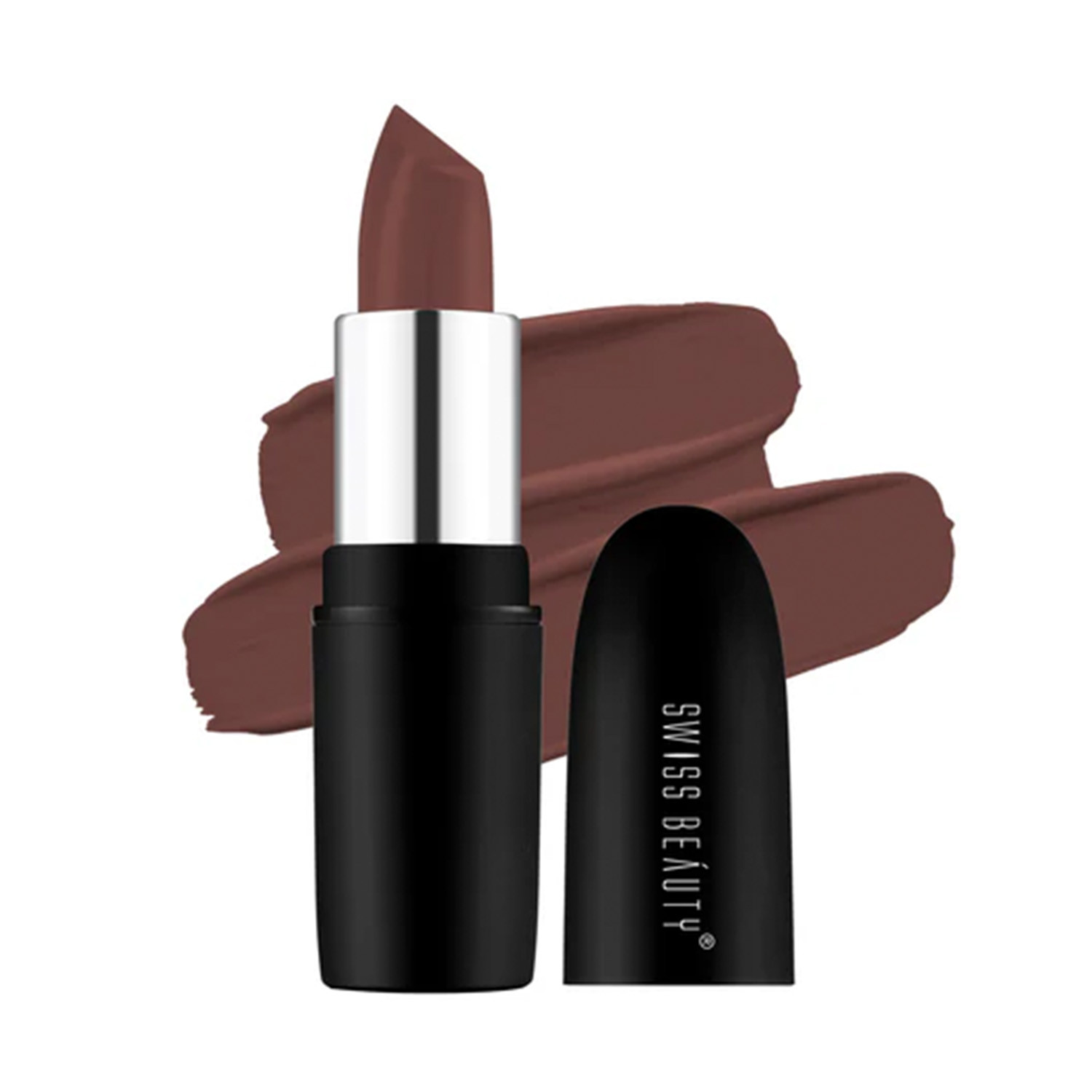 Swiss Beauty Pure Matte Lipstick - 226 Espresso