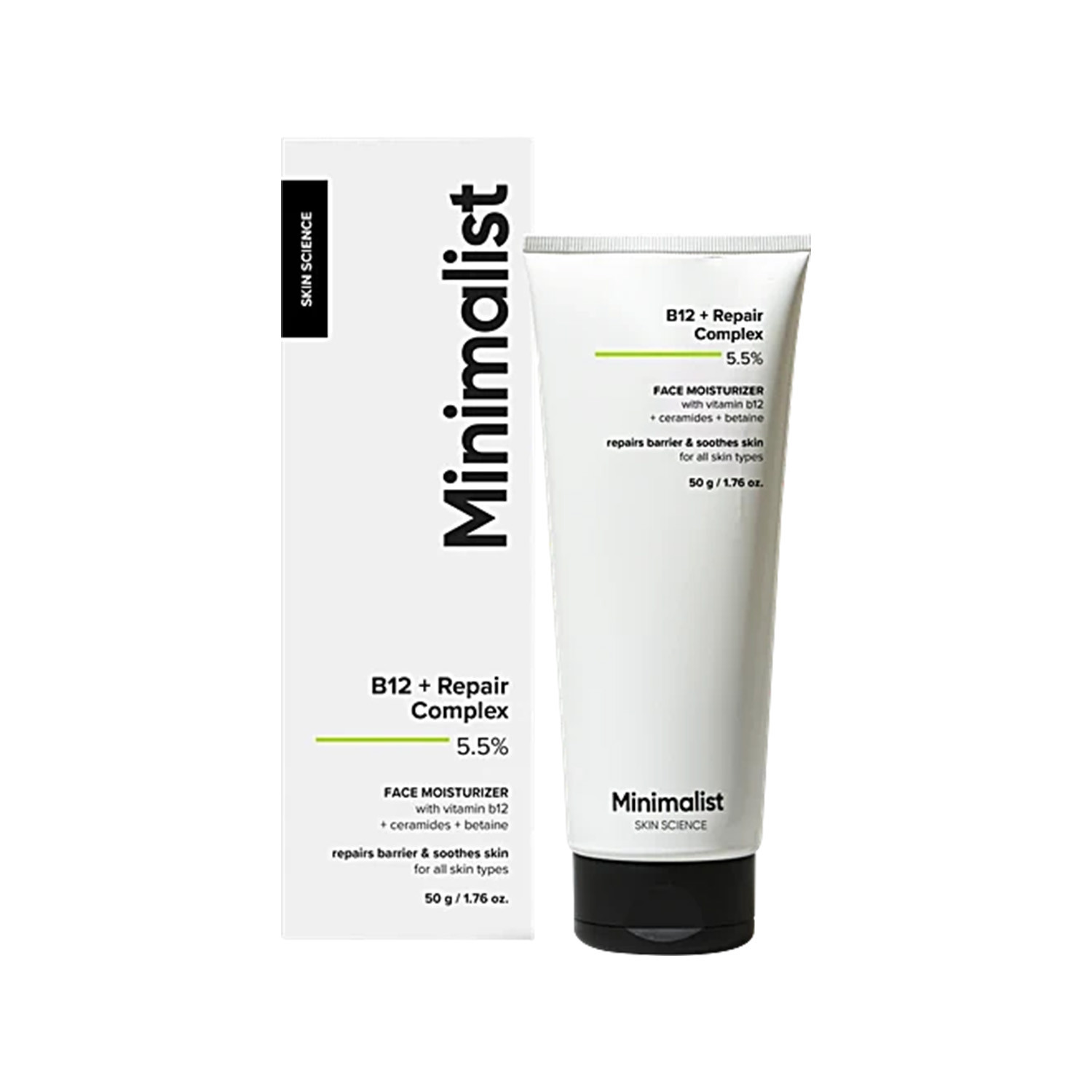 Minimalist B12 + Repair Complex 5.5% Face Moisturizer 50g