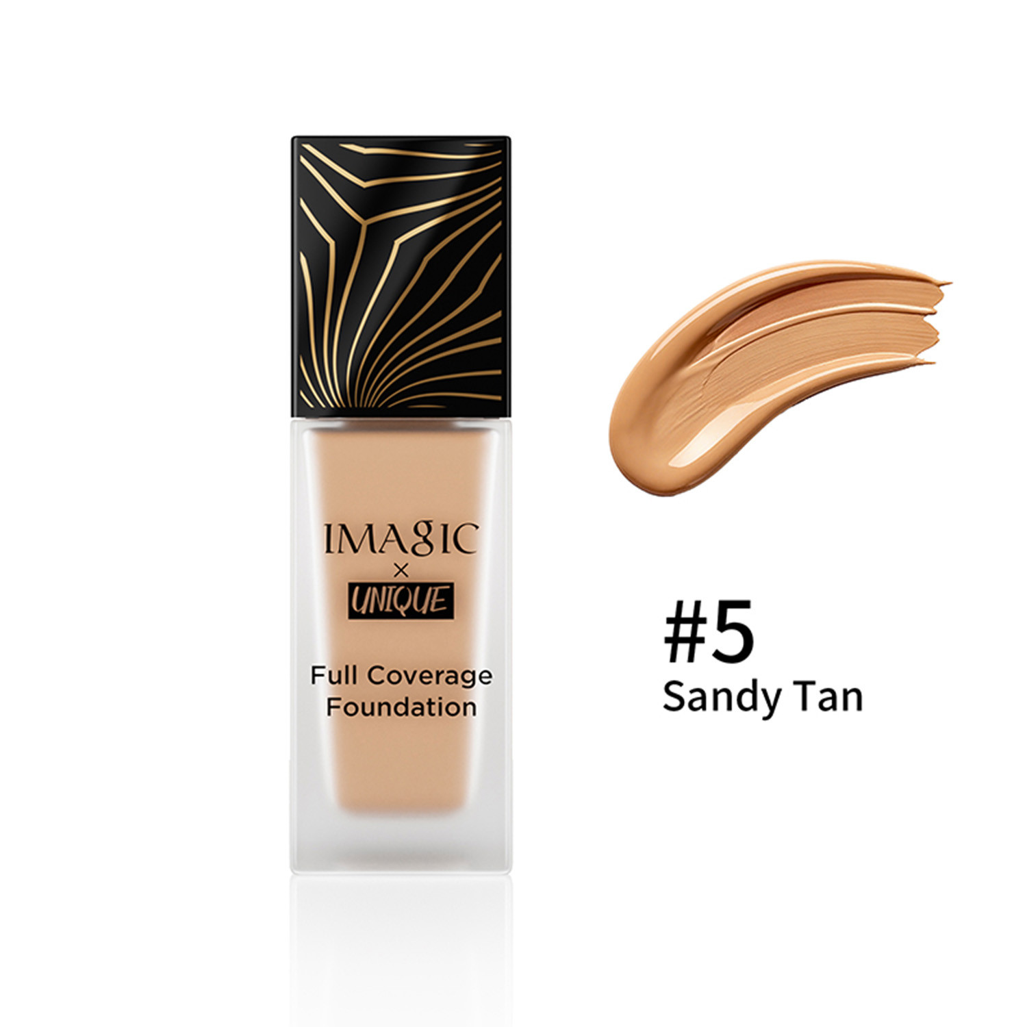 Imagic x Unique Full Coverage Foundation Natural & Flawless - 05 Sandy Tan