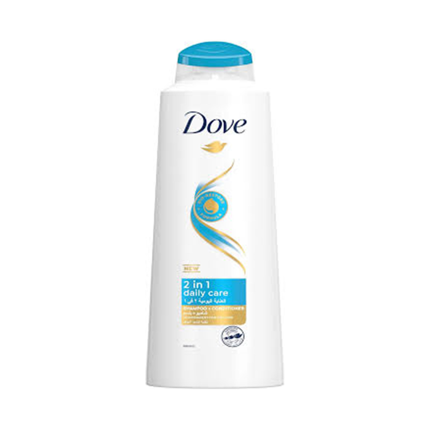 Dove 2 in 1 Daily Care Shampoo + Conditioner 590ml