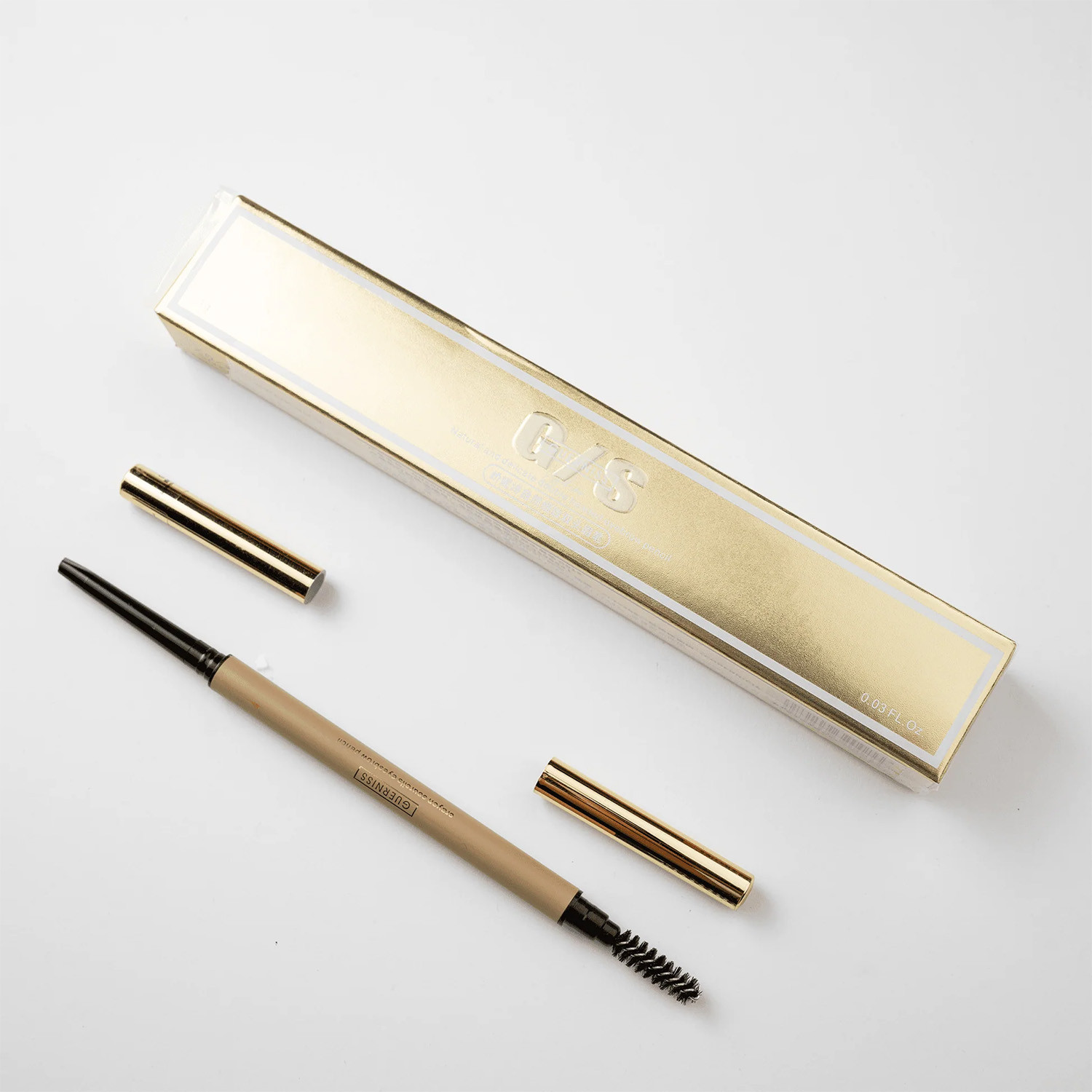Guerniss Natural And Delicate Double Headed Eyebrow Pencil -  G013-Grey Brown