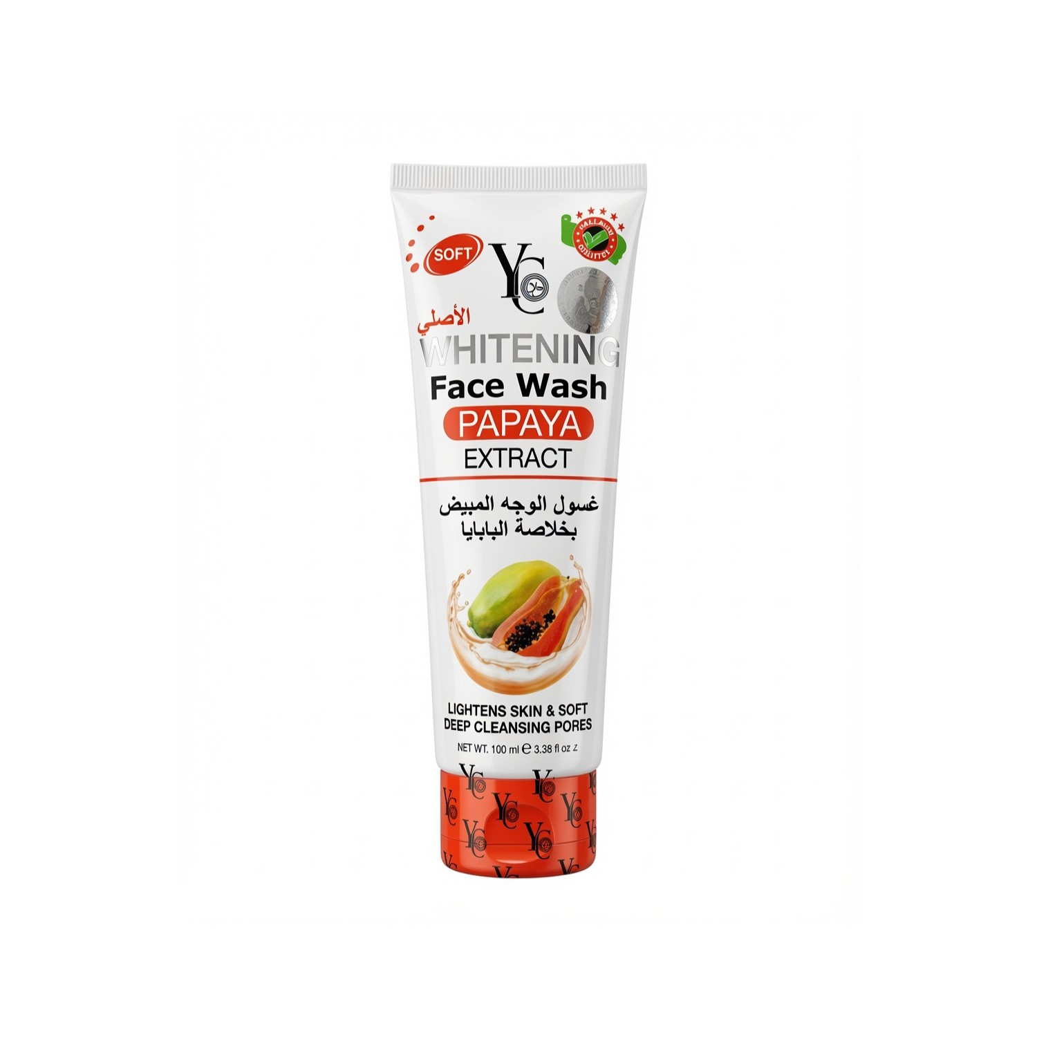 YC  Whitening Papaya Extract Face Wash 100ml