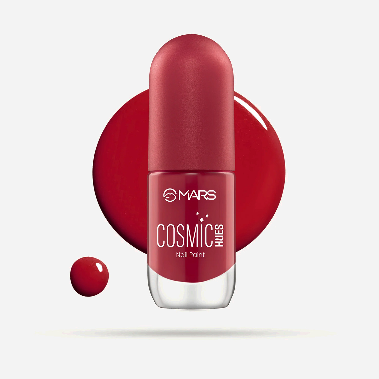 Mars Cosmic Hues Nail Paint - 05 Cosmic Red