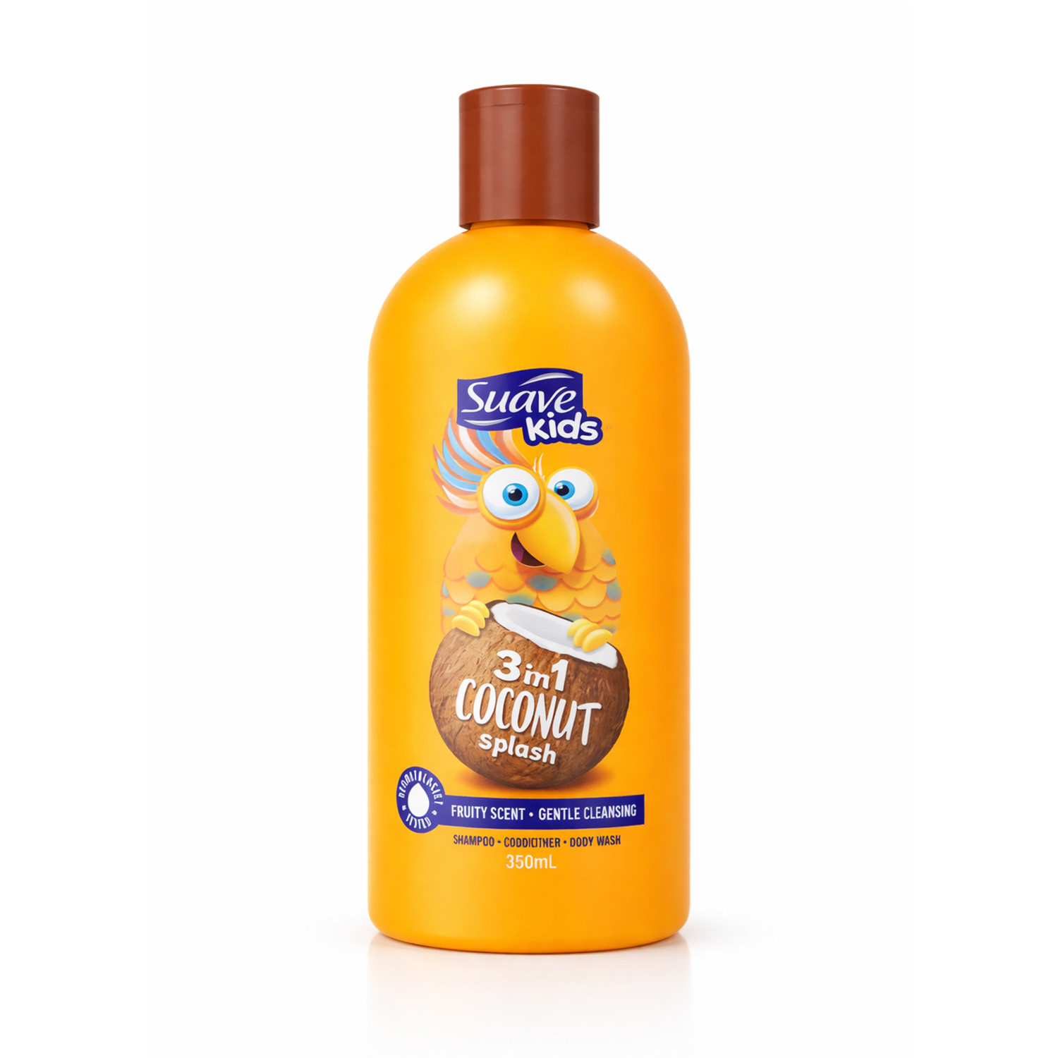 Suave Kids 3in1 Coconut Splash Shampoo Conditioner & Body Wash 350ml